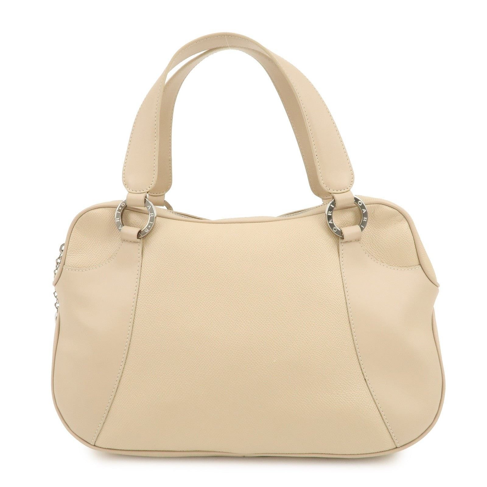 Bvlgari Bvlgari Logo Leather Shoulder Bag Beige Size ONE SIZE - 1 Thumbnail