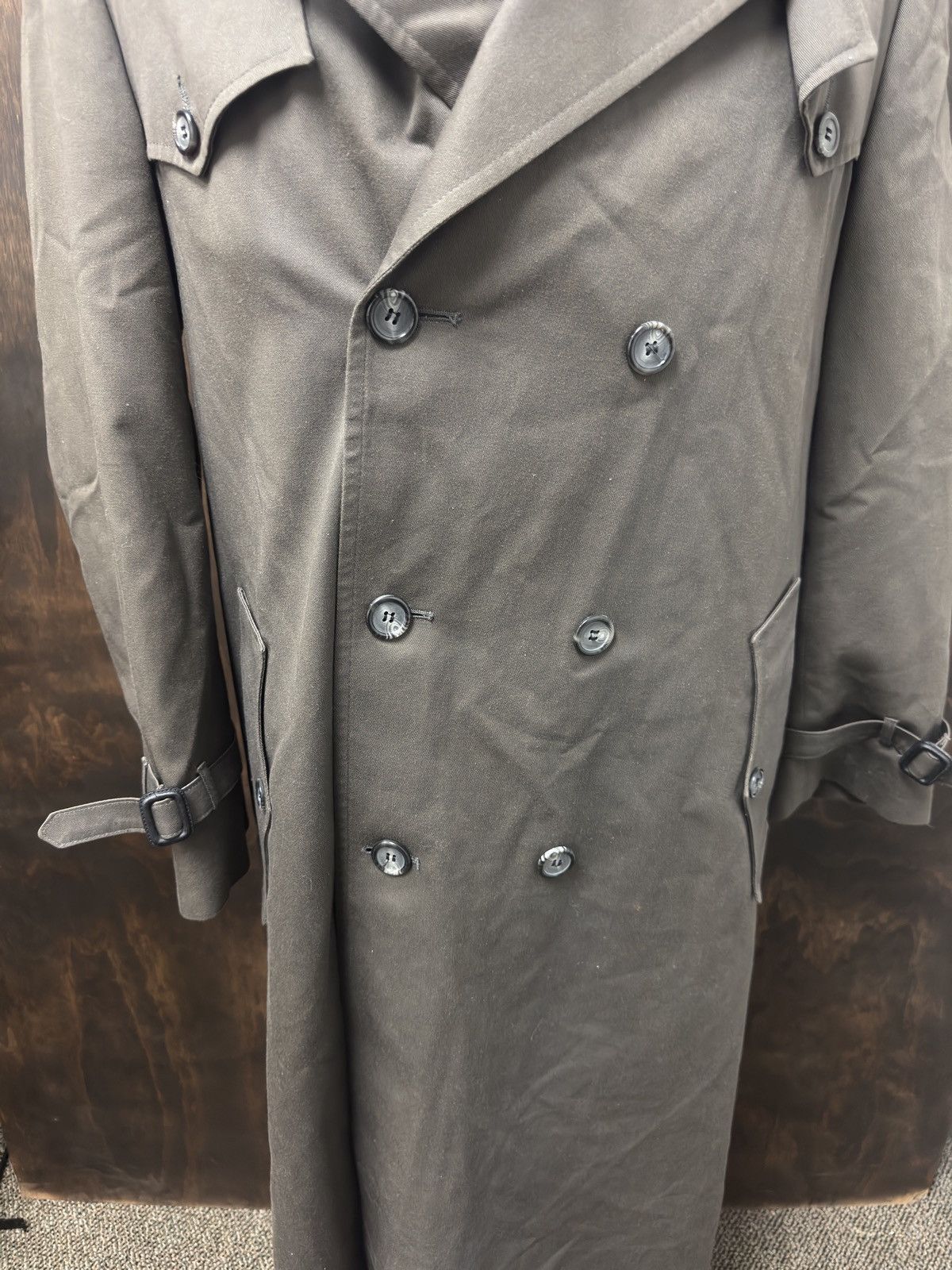 Christian Dior Monsieur Christian Dior Vintage Double Breasted Cotton Trench Coat Size US S / EU 44-46 / 1 - 4 Thumbnail