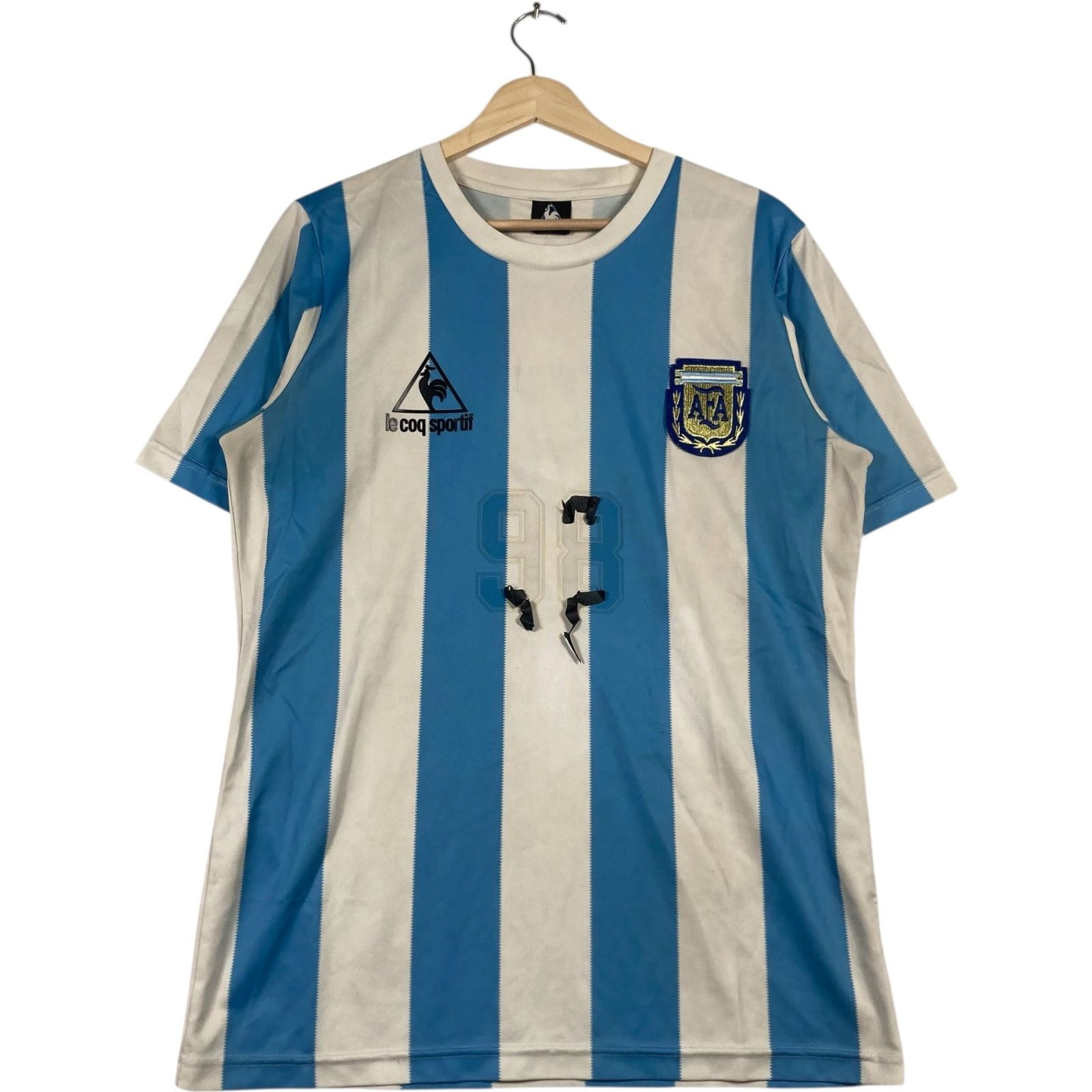 Vintage Argentina National Football Soccer Jersey L