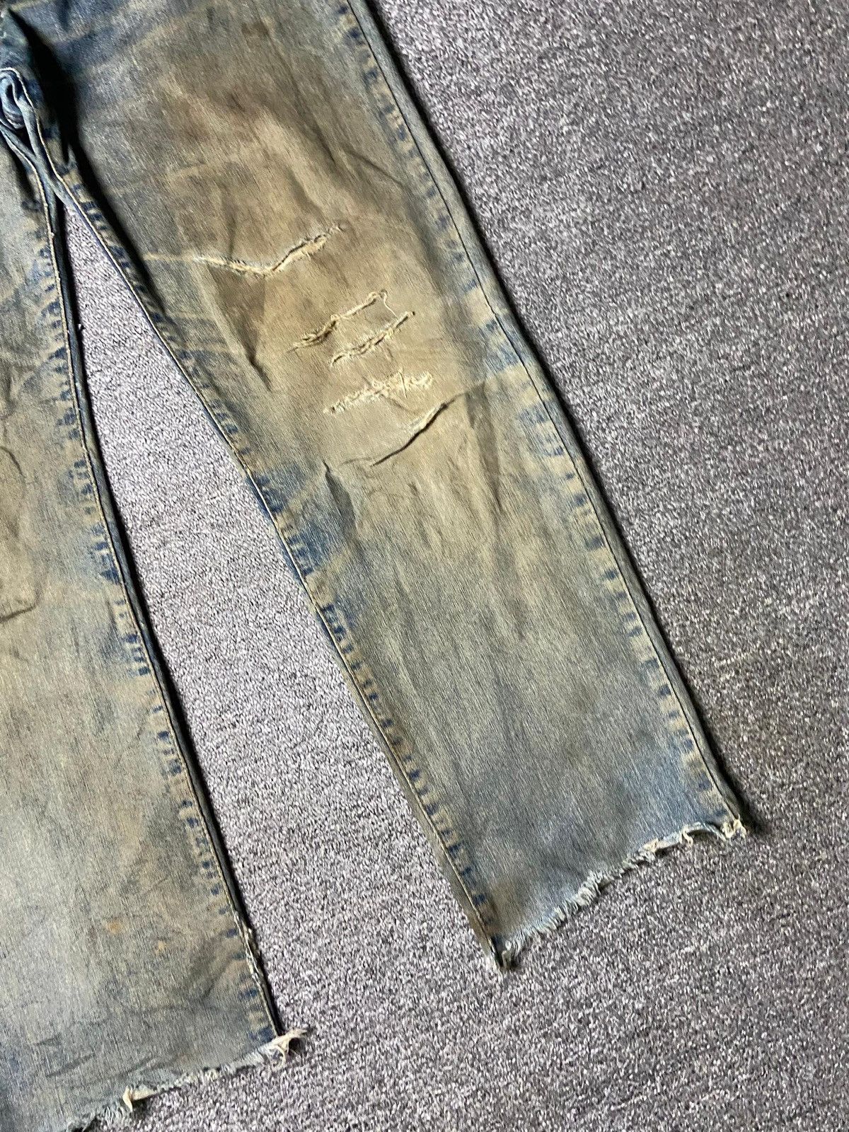 Edwin Edwin 602 US Classic Distressed Jeans (163) Size US 34 / EU 50 - 12 Thumbnail