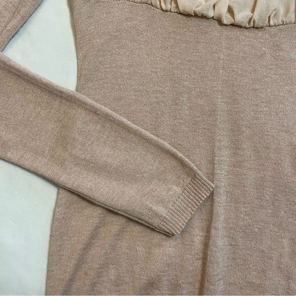 Other NWT New $260 Kaos Wool Blend Silk Knit Blush Sweater Size S Size S / US 4 / IT 40 - 7 Thumbnail