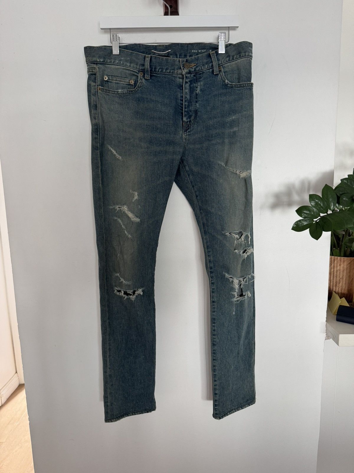 Saint Laurent Paris SLP Fw15 Crash denim | Grailed