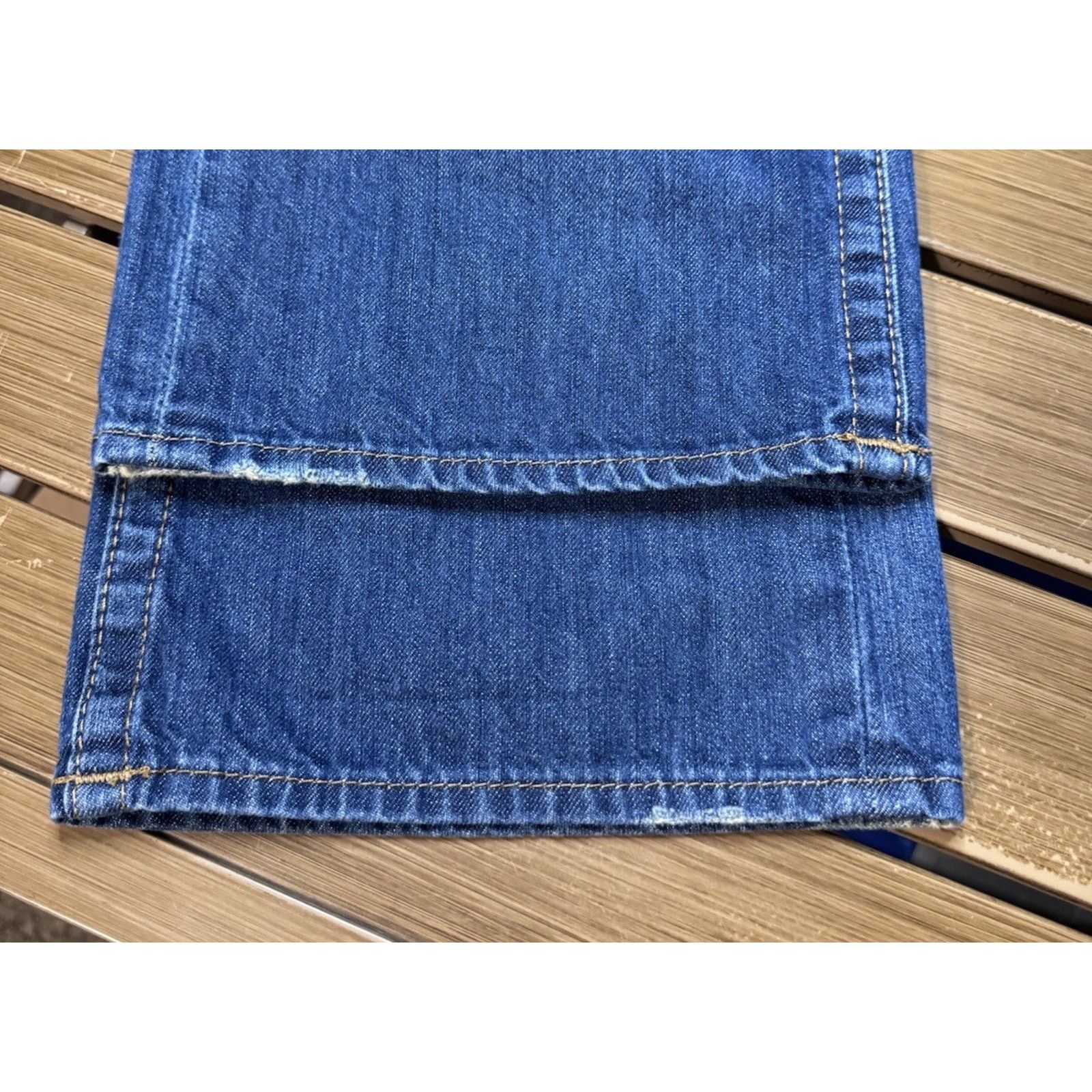True Religion True Religion Mens Jeans 40x33 Stitch Denim USA Straight Fit Size US 40 / EU 56 - 16 Thumbnail
