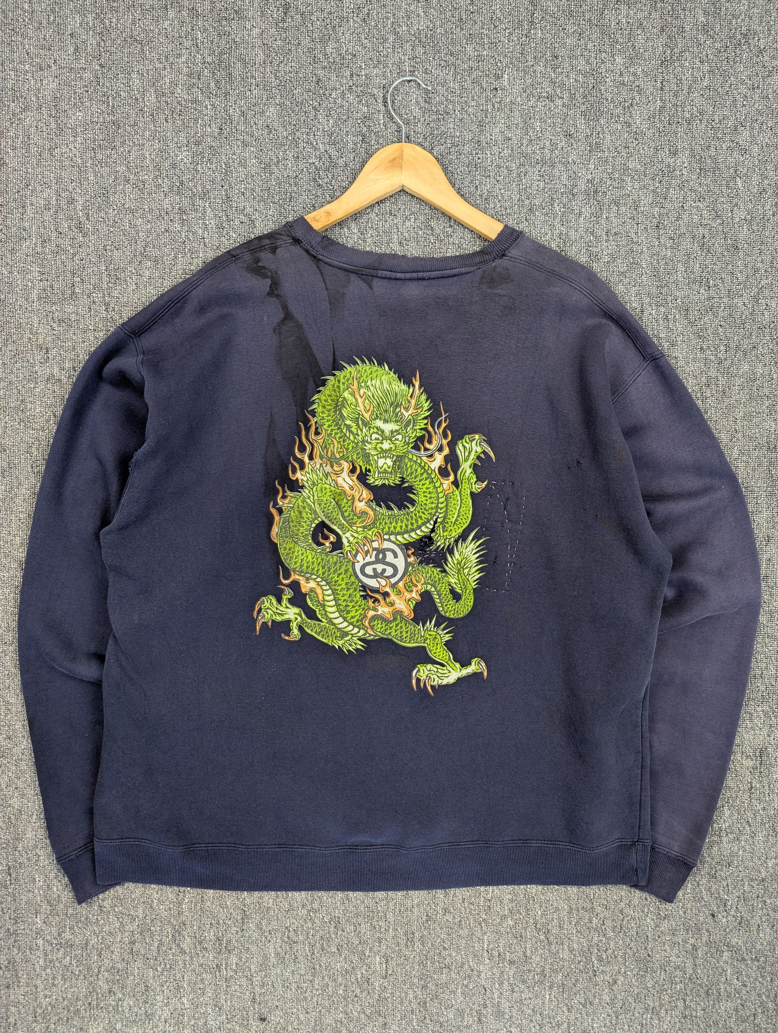 トップス stussy 90s usa dragon sweat VINTAGE 90s STUSSY DRAGON GRAY T SHIRT SZ M | eBay