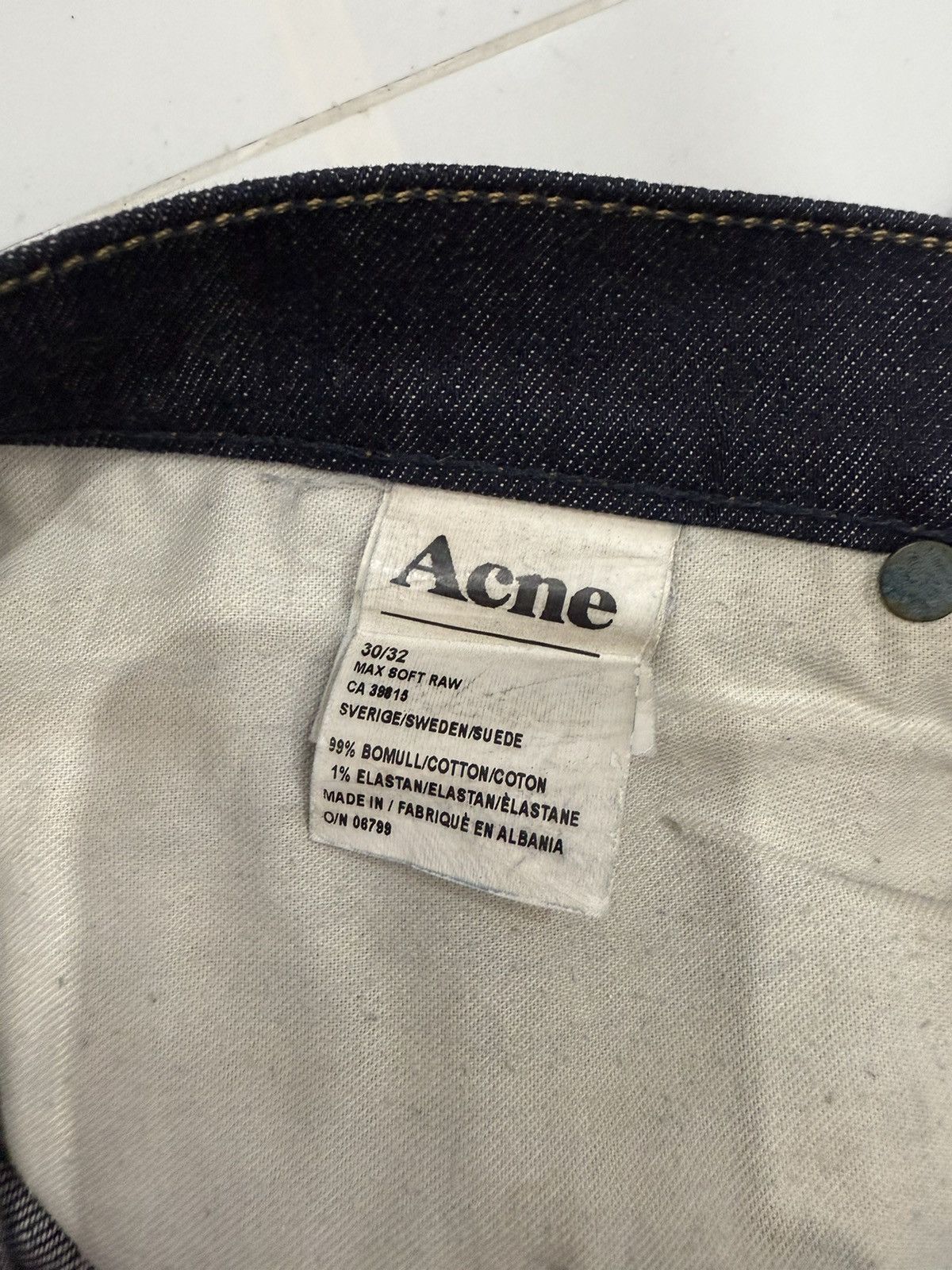 Acne Studios 00’s ACNE STUDIOS RARE Y2K SLIM JEANS AVANT-GARDE Size US 30 / EU 46 - 10 Thumbnail