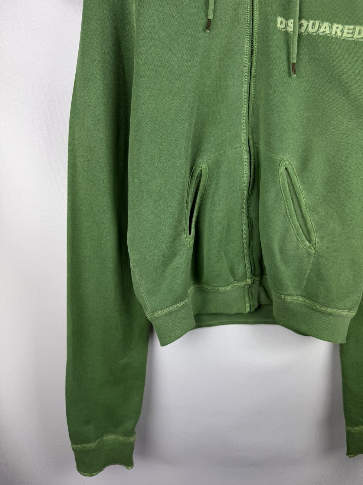 Dsquared2 Dsquared Men’s Full Zip Chest Logo Drawstring Cotton Hoodie Size US L / EU 52-54 / 3 - 7 Thumbnail
