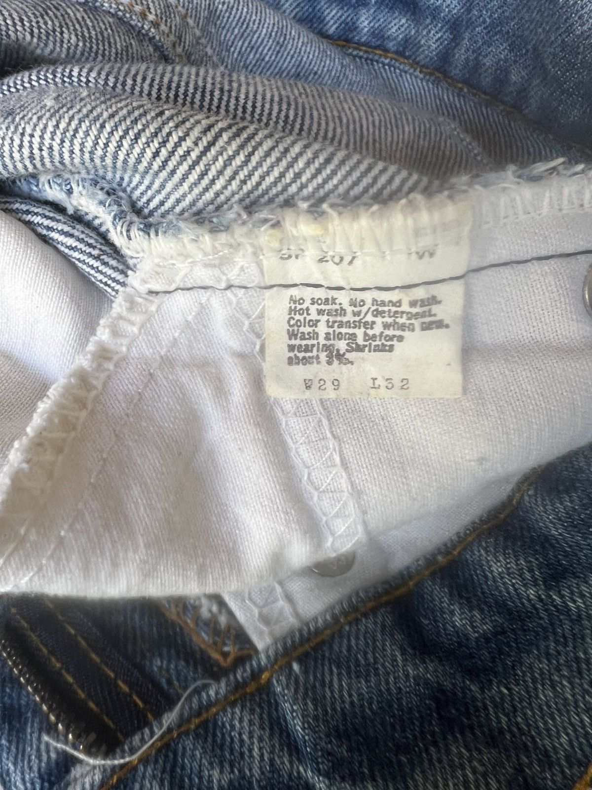 Vintage Vintage 80s Levi’s 517 Orange Tab Denim Bootcut Jeans Size US 29 - 23 Thumbnail