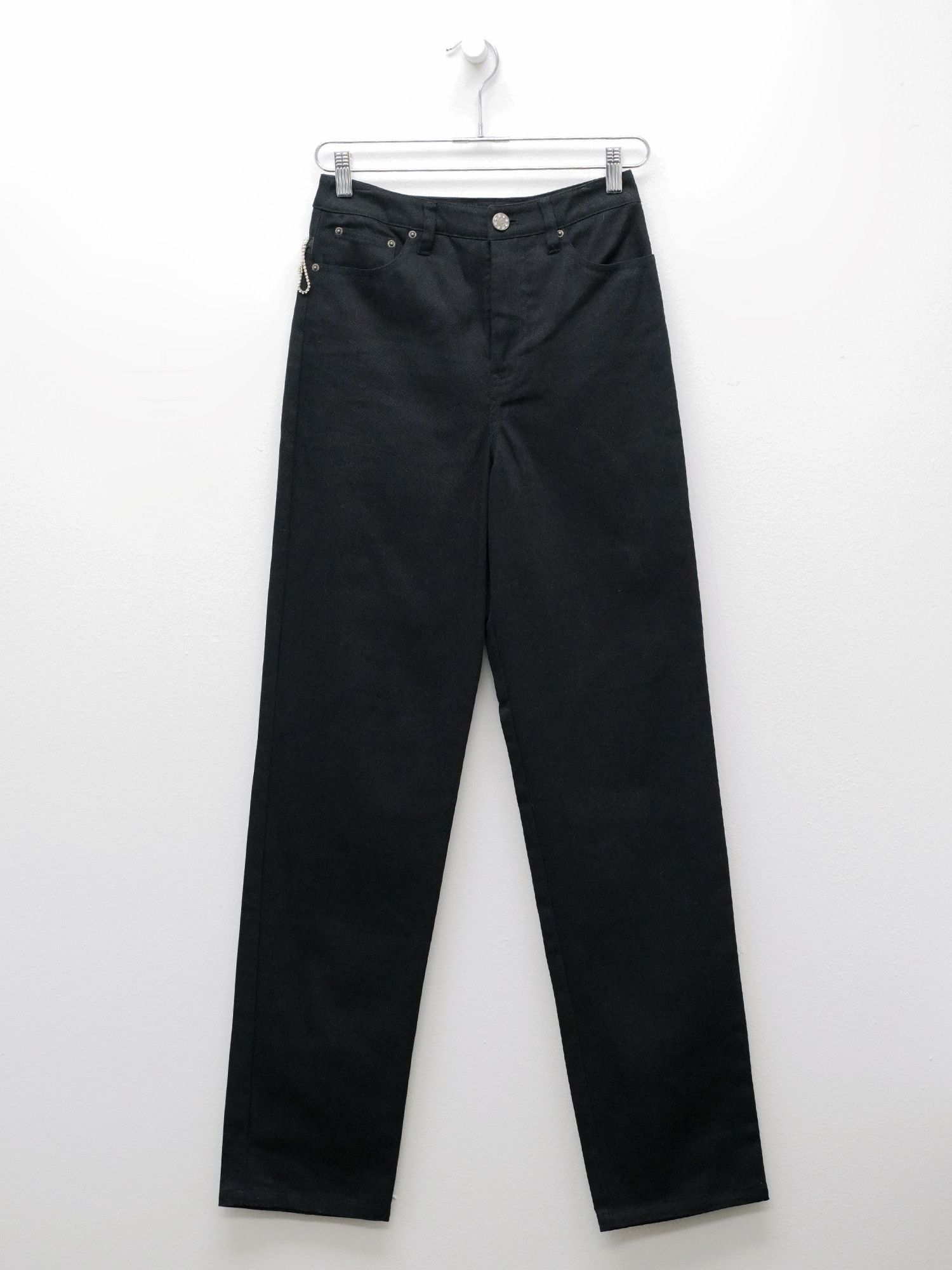 ROTATE ROTATE Womens Crystal-Embellished Pants Size 26" / US 2 / IT 38 - 2 Thumbnail