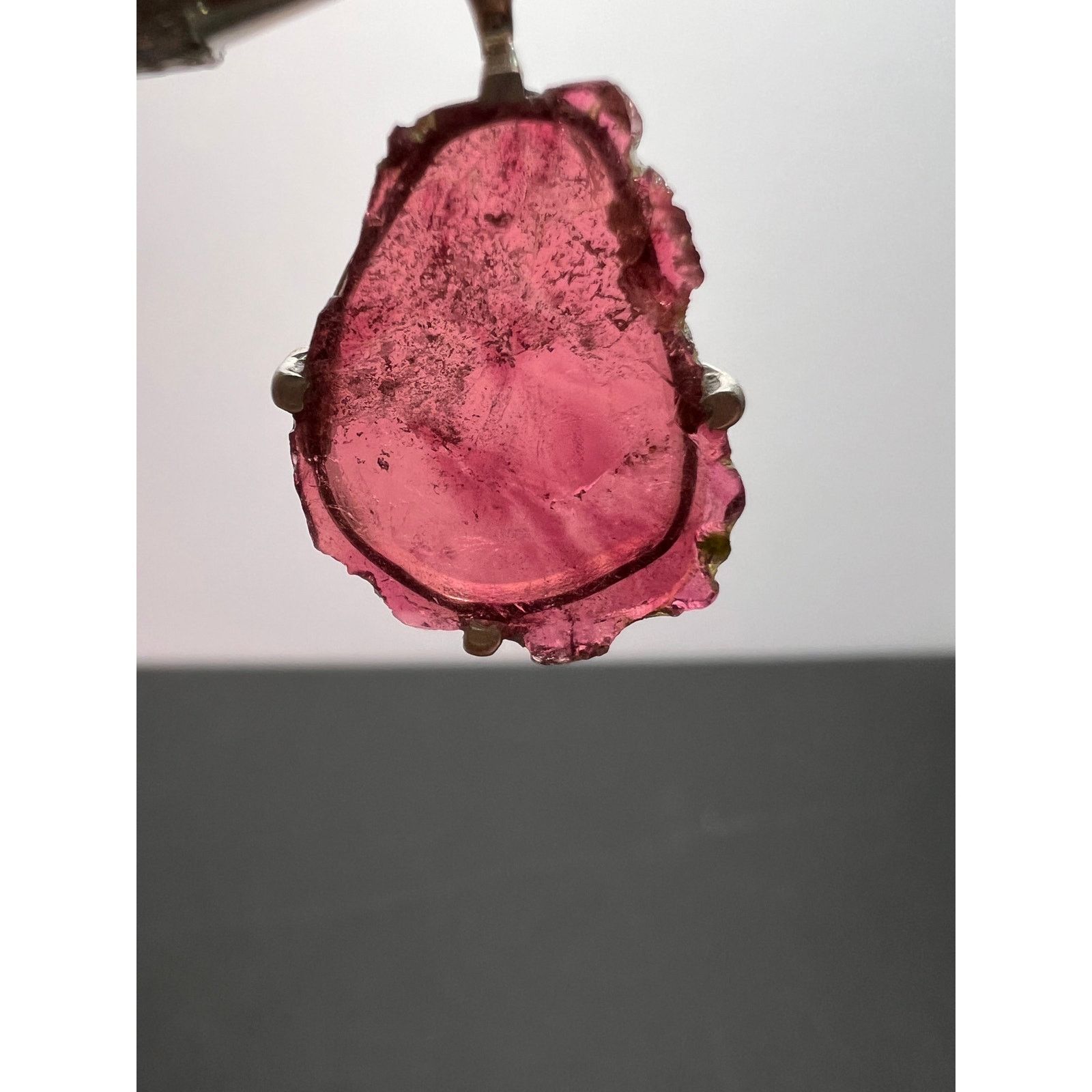 Other NEW Pink tourmaline sterling silver pendant 2.16 grams Size ONE SIZE - 9 Thumbnail