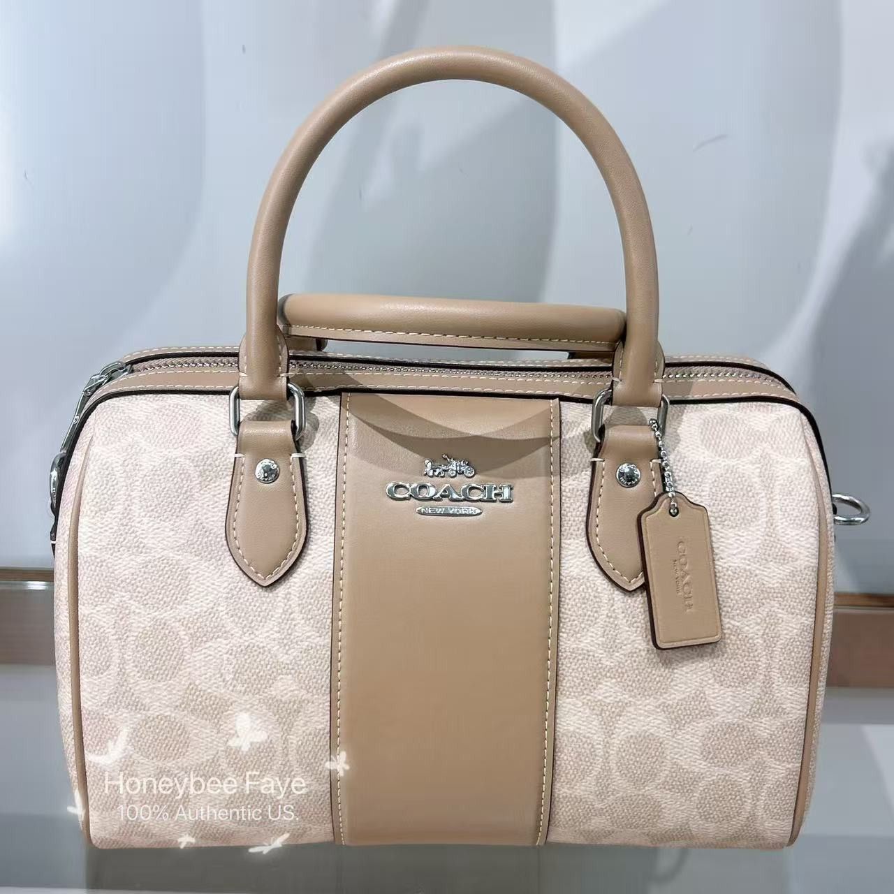 Coach Rowan Satchel Bag In Signature Canvas CW376 Size ONE SIZE - 1 Thumbnail