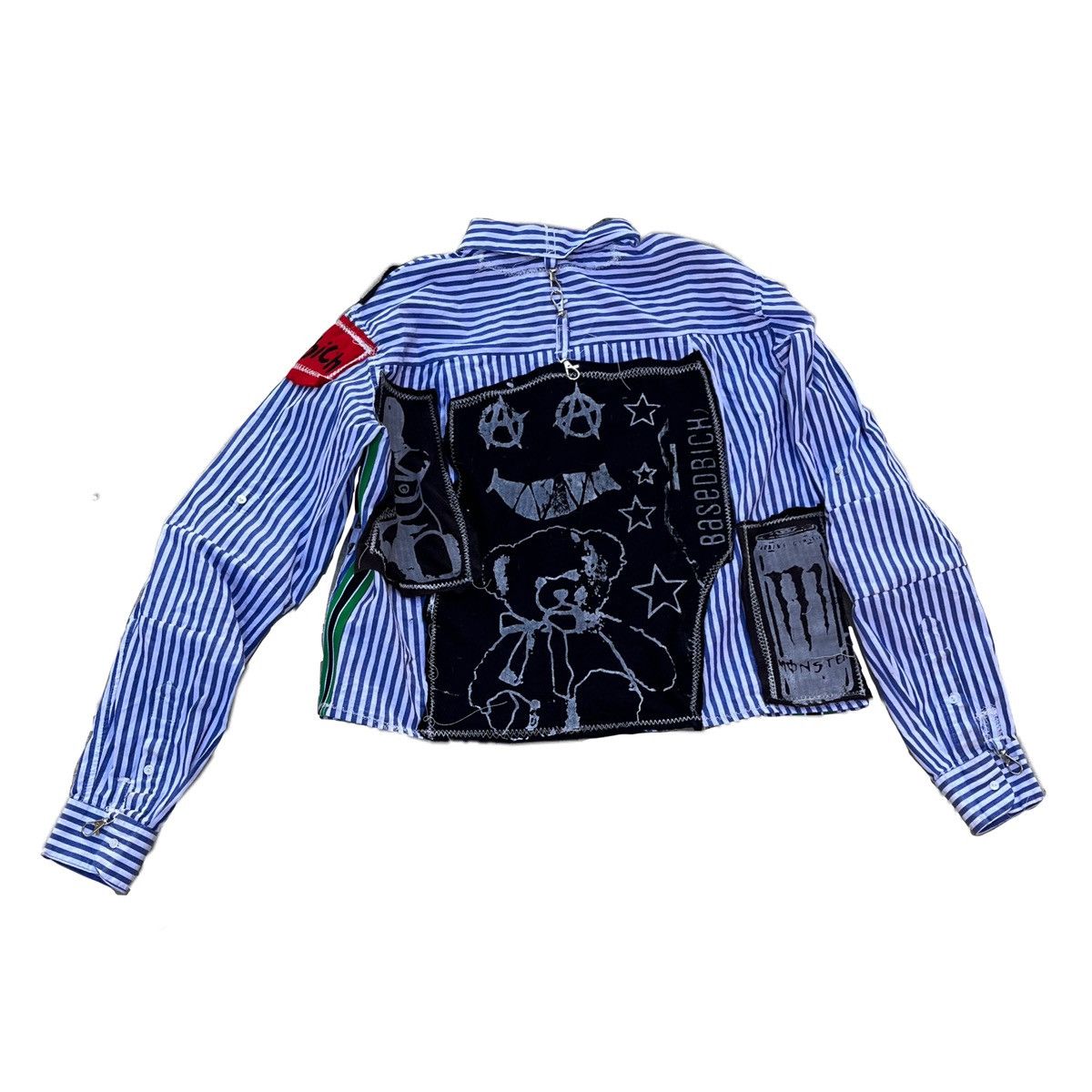 Other Basedbich custom pin stripe shirt with patches size small Size US S / EU 44-46 / 1 - 6 Thumbnail