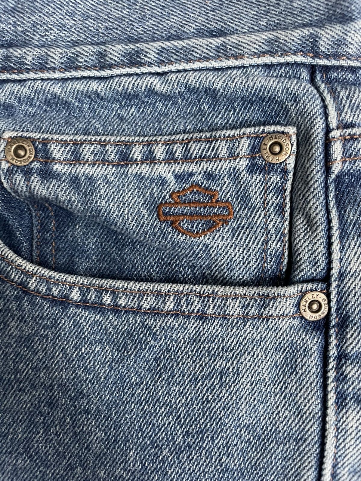 Vintage Vintage Harley Davidson Jeans Size US 36 / EU 52 - 5 Thumbnail