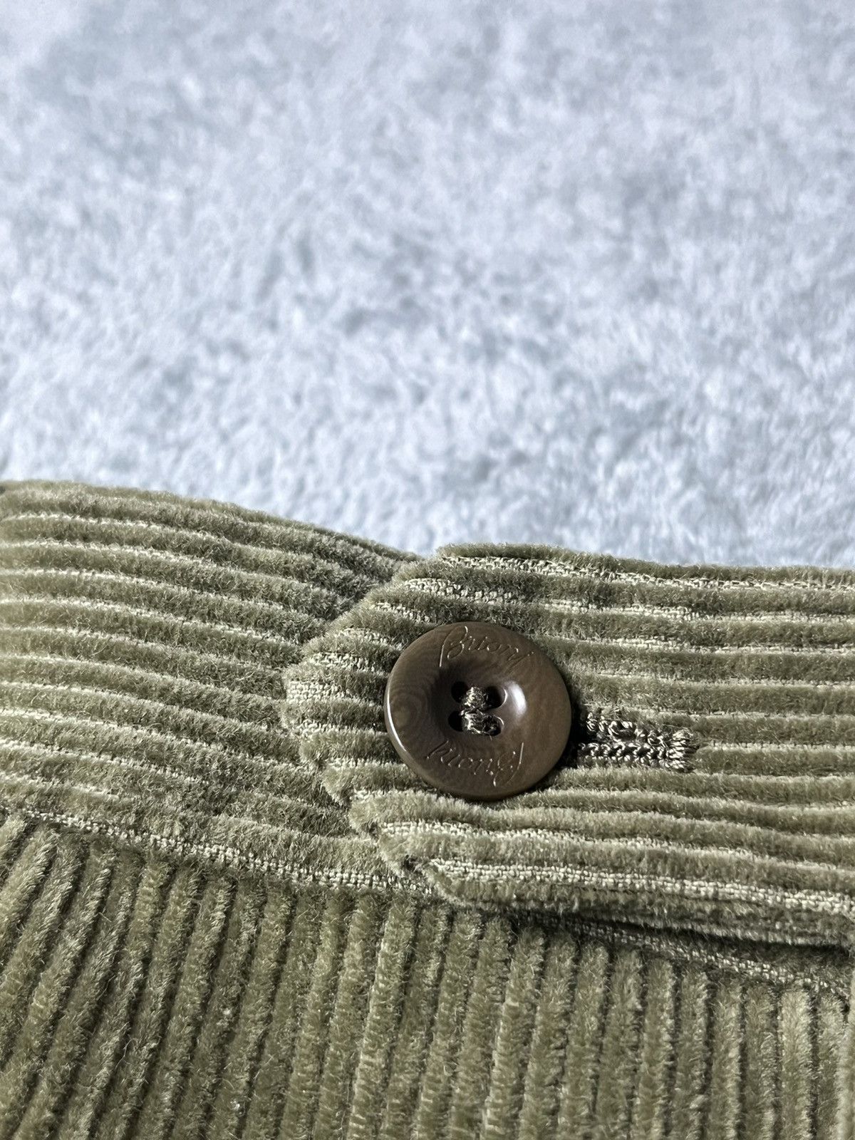 Brioni Brioni - Pleated Corduroy Pants Size US 35 - 7 Thumbnail