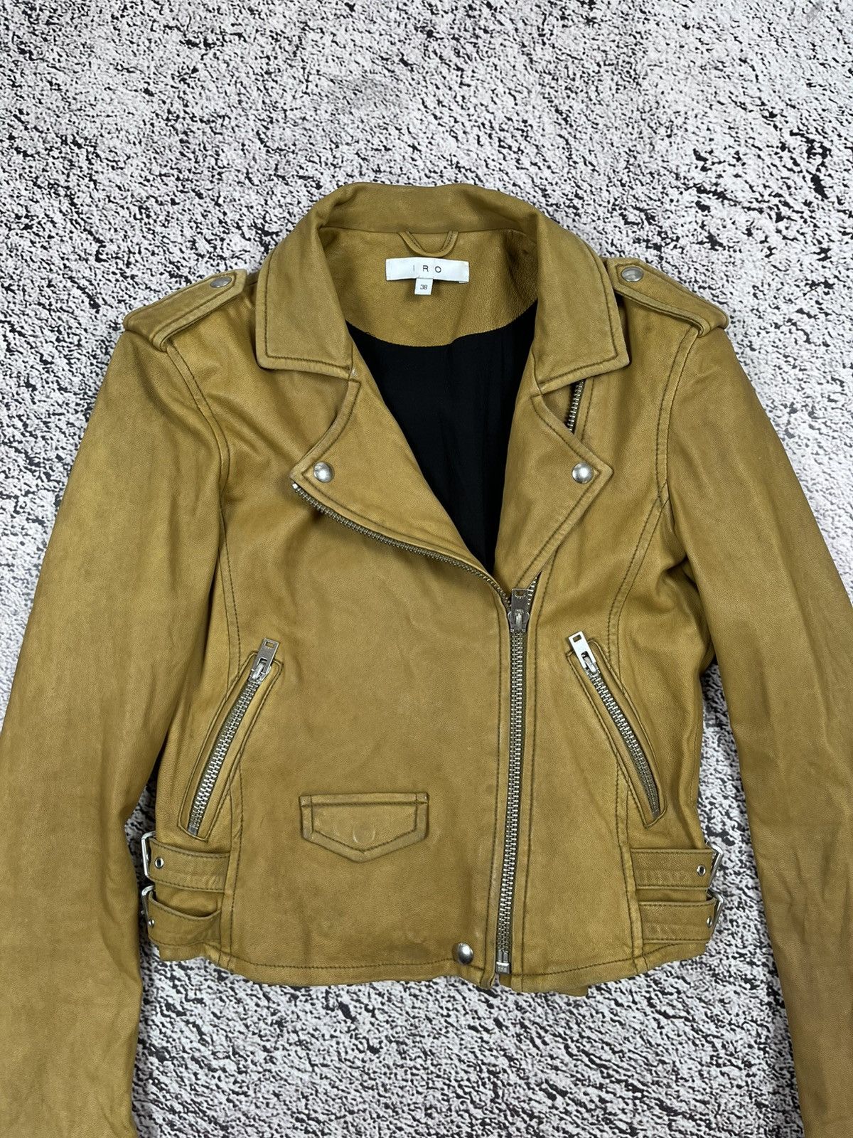 Iro Vintage Iro Leather Biker Perfecto Jacket Bomber size 38 Size XS / US 0-2 / IT 36-38 - 4 Thumbnail