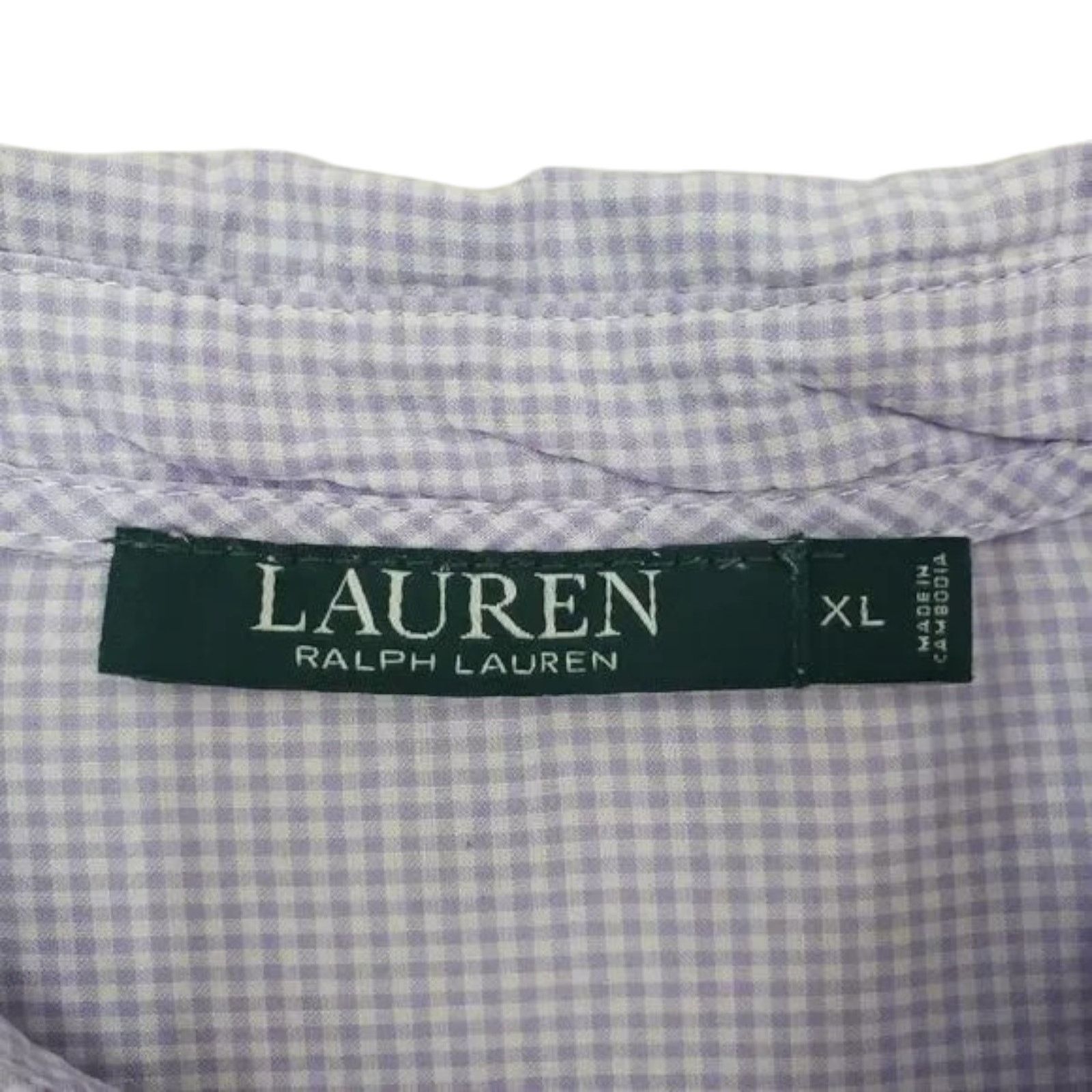 Lauren Ralph Lauren Lauren Ralph Lauren Shirt Embroidered RLL Check S/S XL Size US XL / EU 56 / 4 - 7 Thumbnail