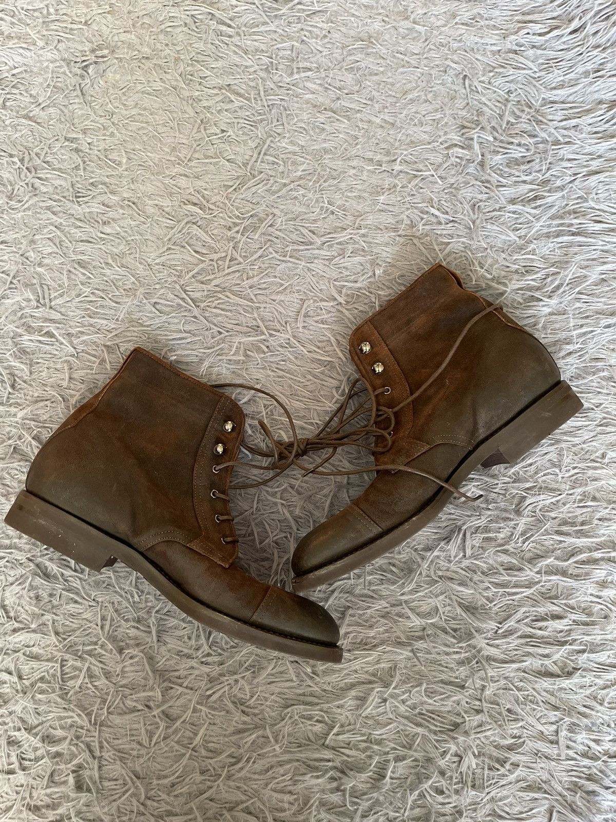 Designer × Scarosso Scarosso real leather suede boots Size US 8.5 / EU 41-42 - 3 Thumbnail