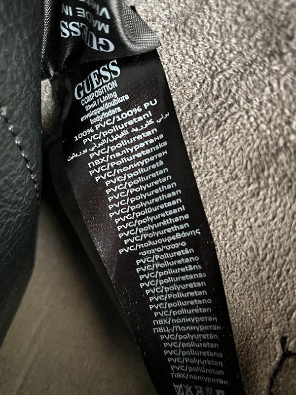 Guess Guess Bag Eco Leather Hand Bag Black Silver 2000s Rare Size ONE SIZE - 6 Thumbnail