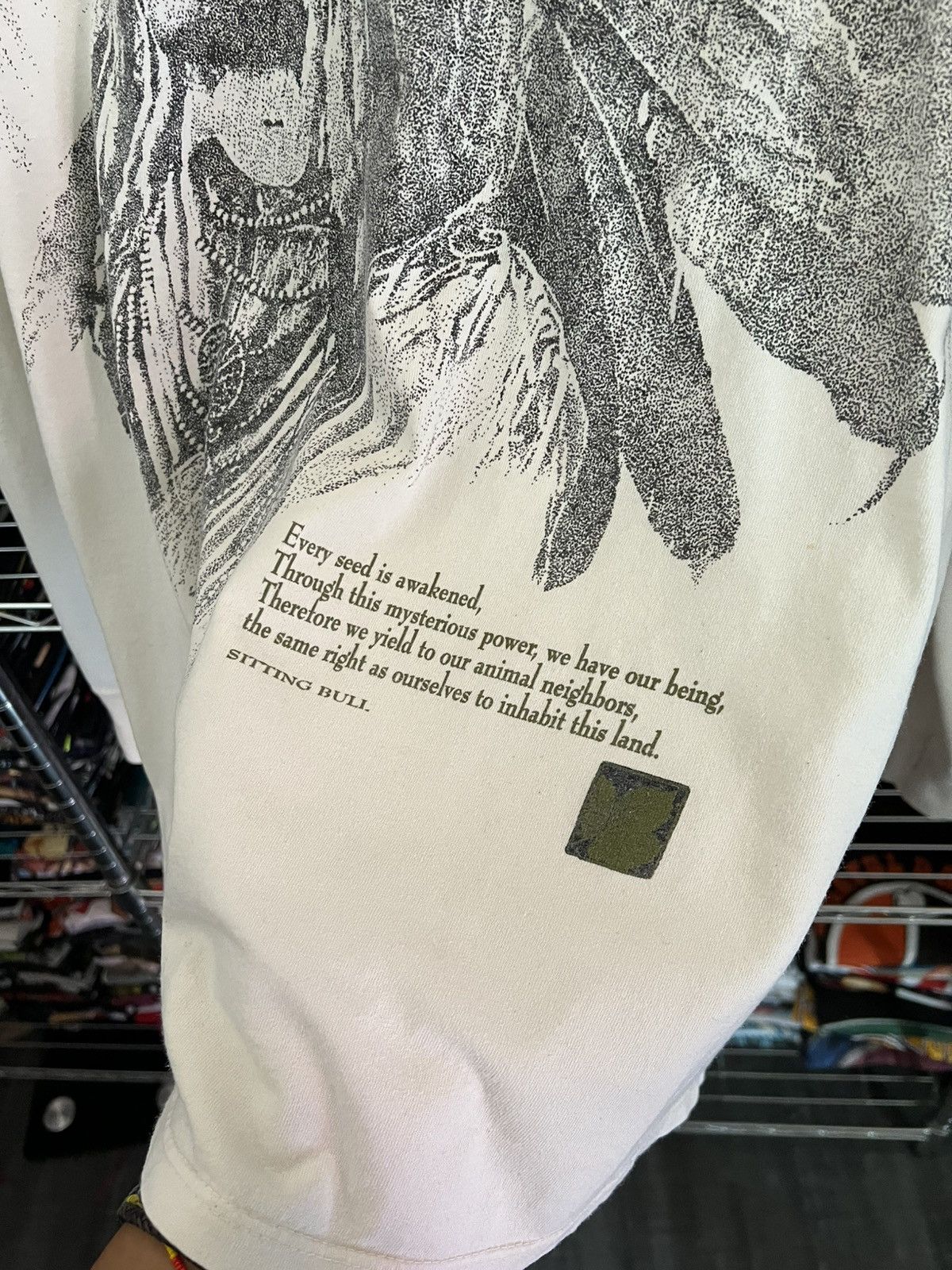 Habitat 90s Higgins Natural Sitting Bull Quote Native American Eagle Size US XL / EU 56 / 4 - 4 Thumbnail