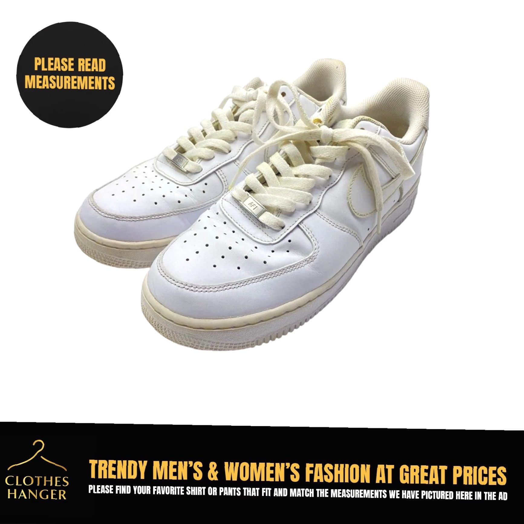 Nike Nike Air Force 1 Low White '07 CW2288-111 Mens 11.5 White Sports Sneaker Size US 12 / EU 45 - 2 Thumbnail