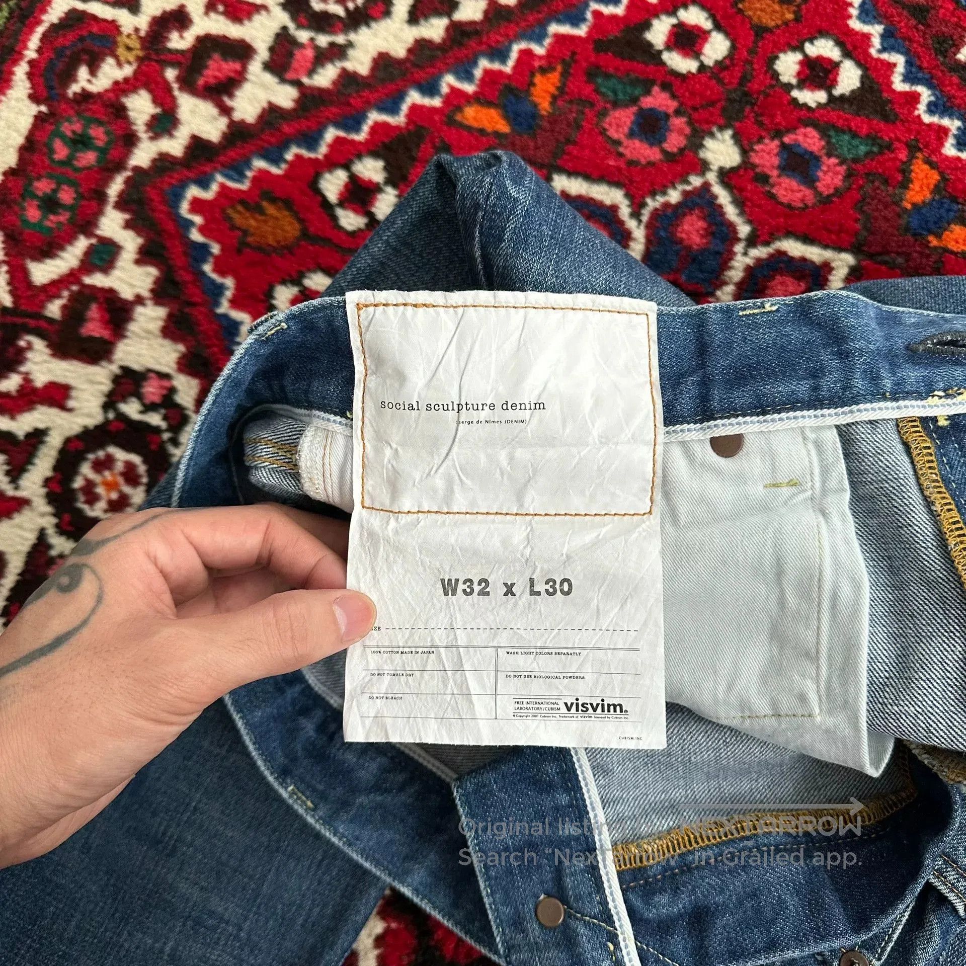 Visvim Visvim Denim Jeans W32L30. Size US 32 / EU 48 - 8 Thumbnail