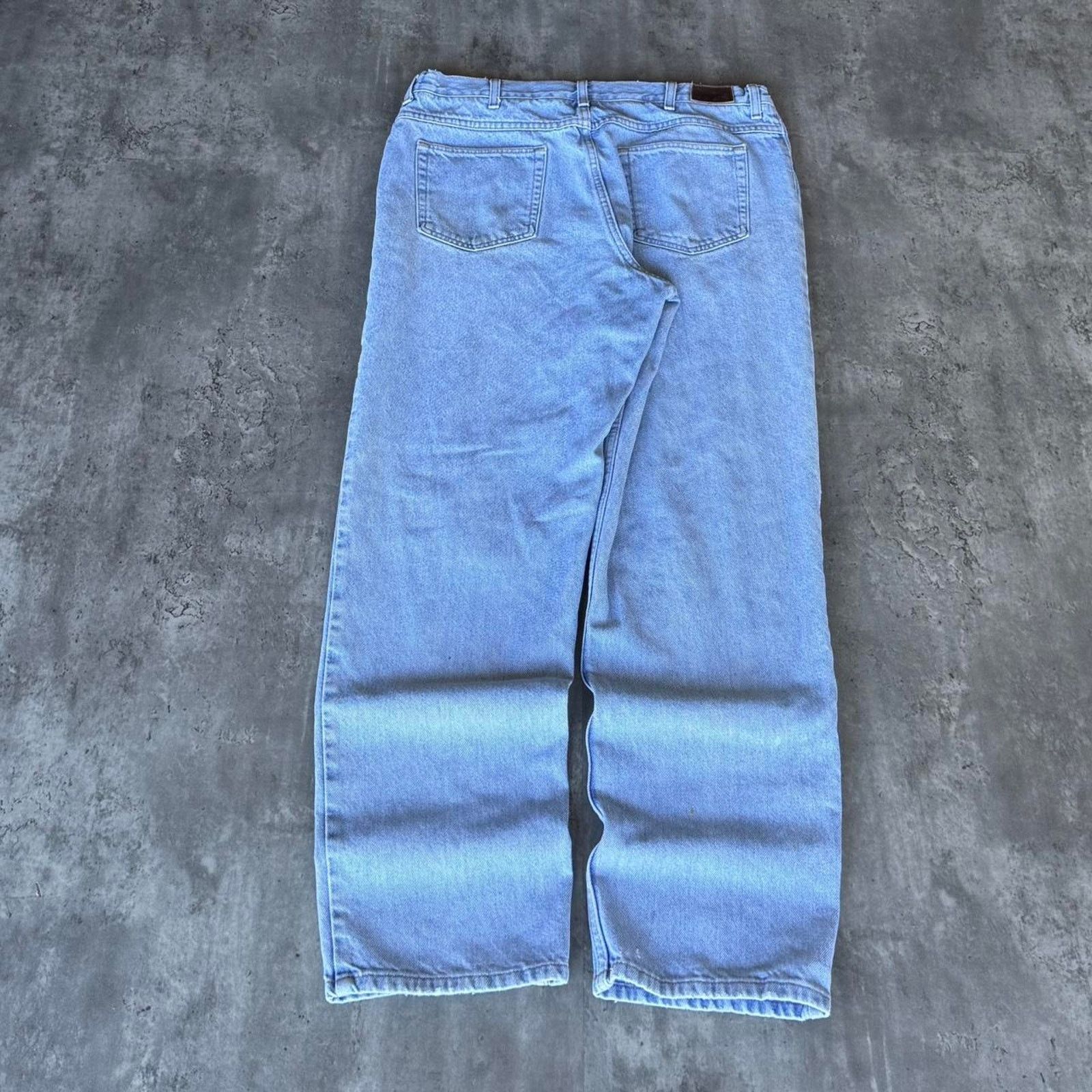 L.L. Bean × Vintage Vintage Y2K L.L. Bean Light Wash Comfort Waist Denim Jeans Size US 36 / EU 52 - 2 Thumbnail
