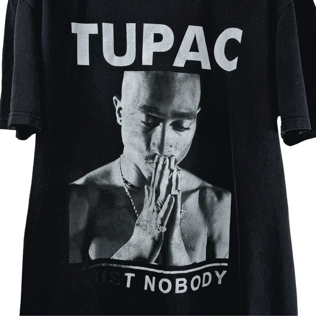 Other 2PAC Men's Black Crew Neck Graphic T-Shirt Trust Nobody XL Size US XL / EU 56 / 4 - 1 Thumbnail