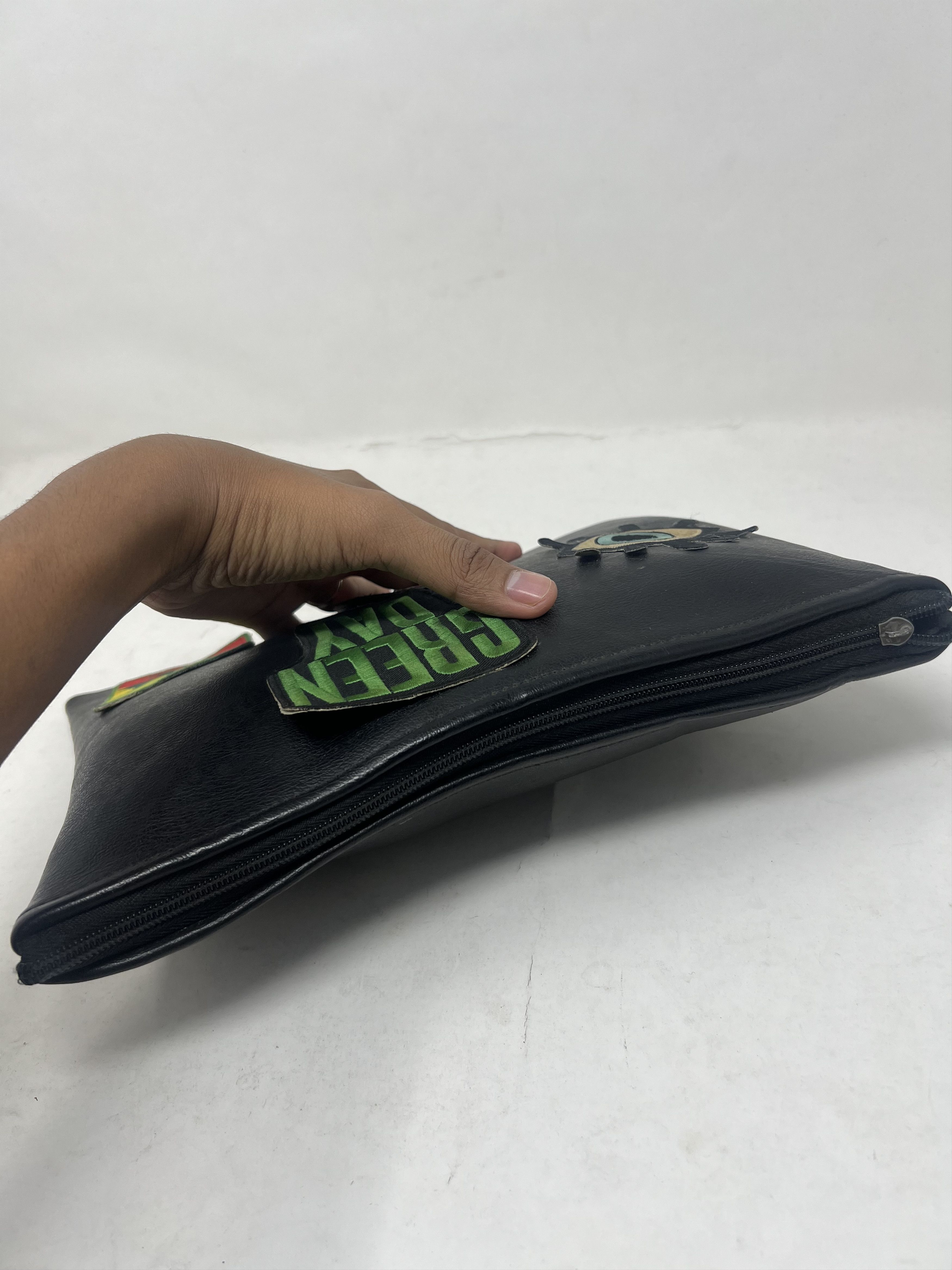 Seditionaries Leather Patches Clutch Bag Size ONE SIZE - 13 Thumbnail