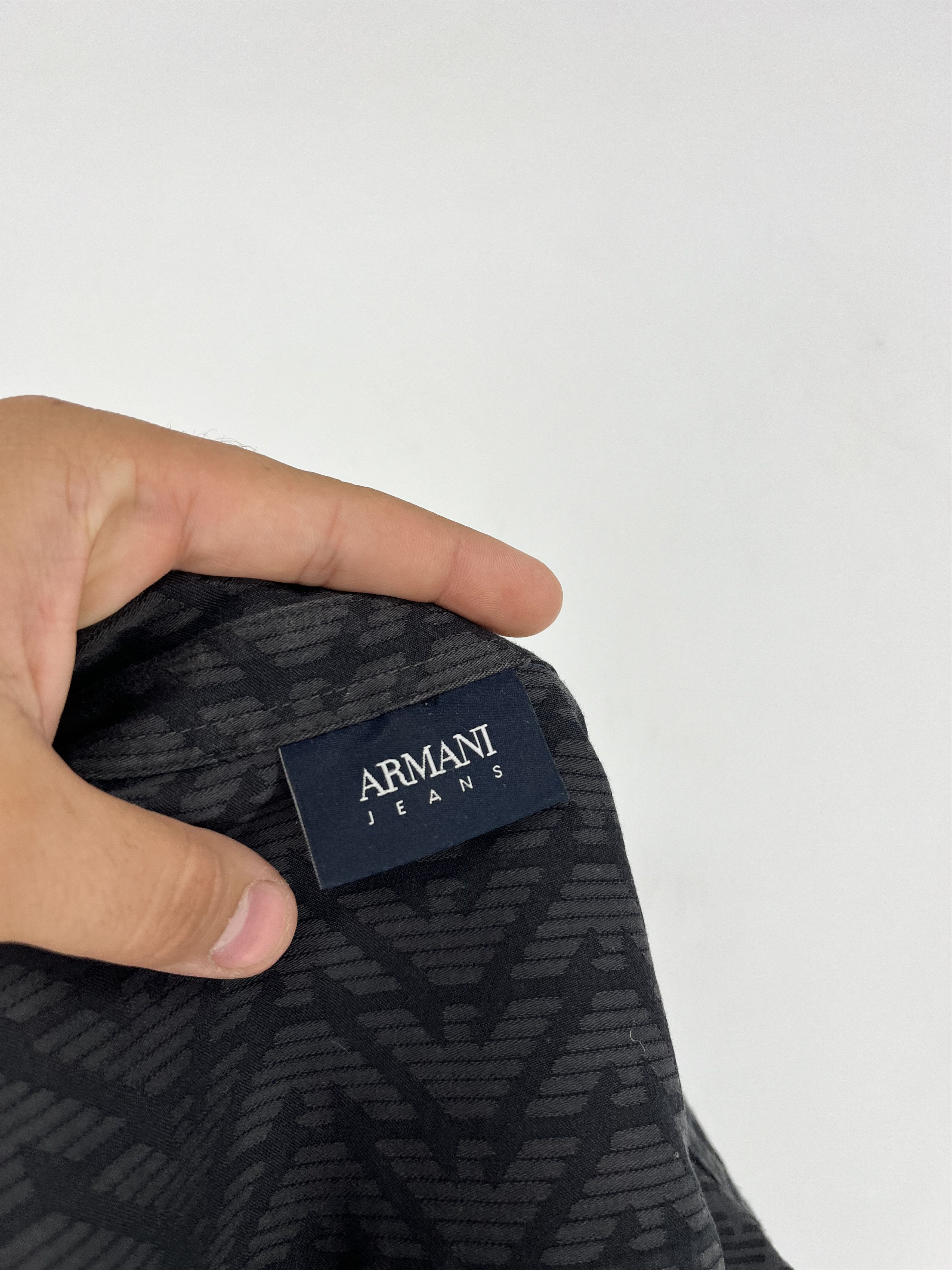 Giorgio Armani × Vintage Vintage Shirt Armani Collezioni JEANS Size XL Rare Size US L / EU 52-54 / 3 - 12 Thumbnail