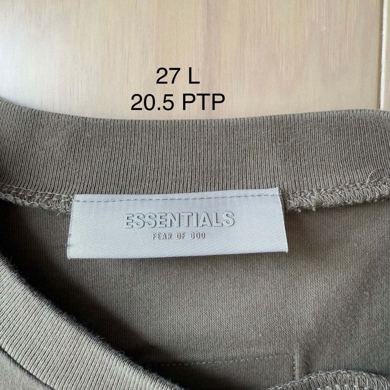 Fear of God Fear of God Essentials Shirt Medium Brown Cotton Minimalist Size US M / EU 48-50 / 2 - 6 Thumbnail
