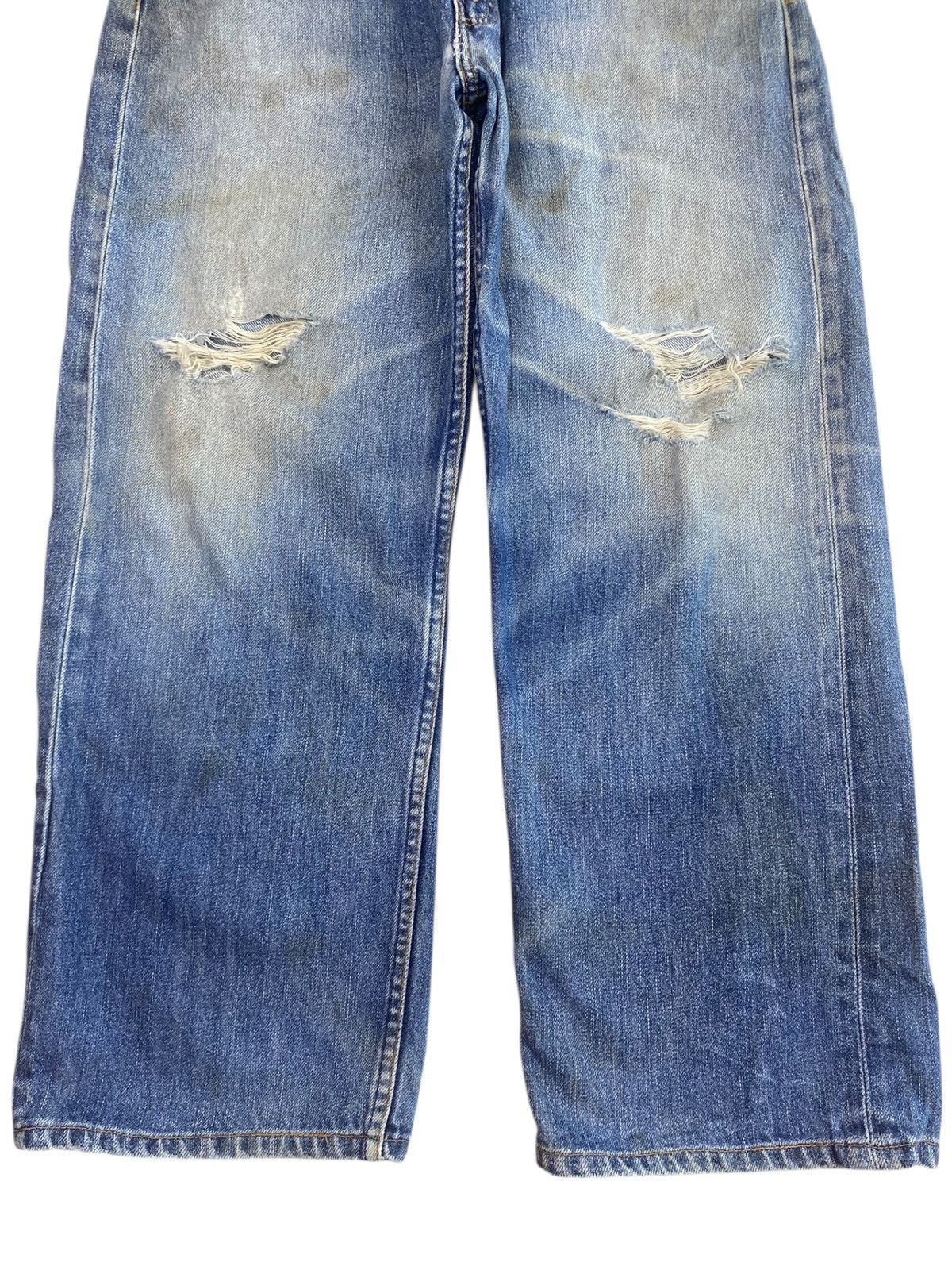 Levi's Levi’s Whiskers Faded Style Ripped Jeans Size US 36 / EU 52 - 9 Thumbnail