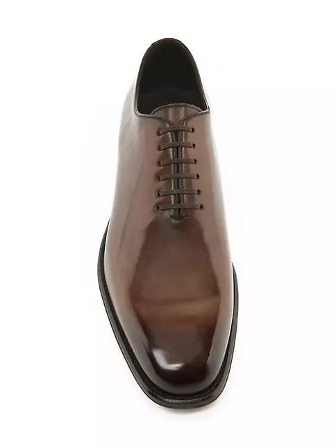 Tom Ford os11x0225 Leather Lace-Up Shoes in Brown Size US 8.5 / EU 41-42 - 5 Thumbnail
