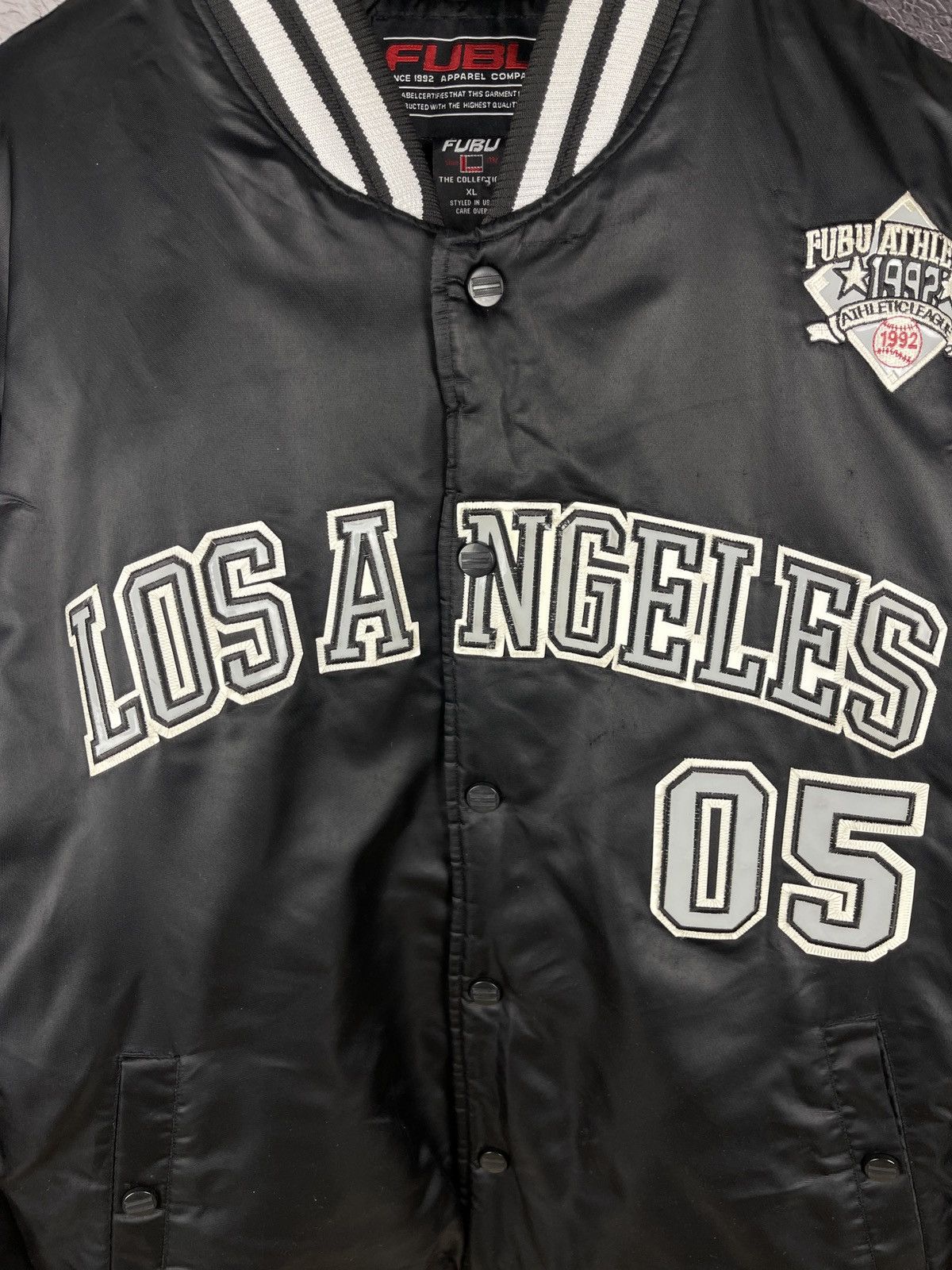 Fubu Fubu Vintage Bomber Jacket 90s 80s Los Angeles hip-hop rap Size US XL / EU 56 / 4 - 5 Thumbnail