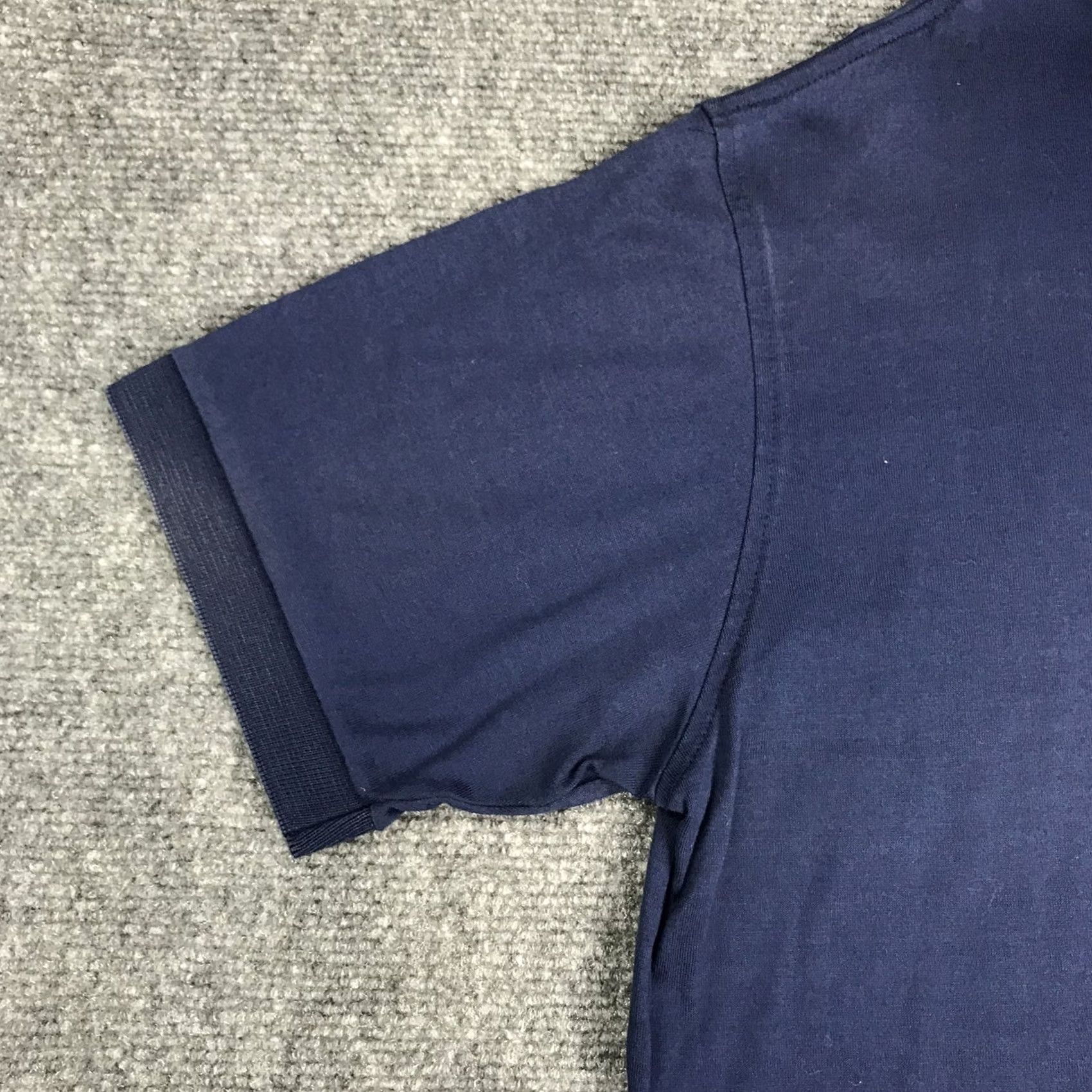 Vintage VINTAGE Cross Creek Polo Shirt Mens Medium Navy Blue 100% Cotton Made In USA CrosS Creek Polo Shirt Size US M / EU 48-50 / 2 - 7 Thumbnail