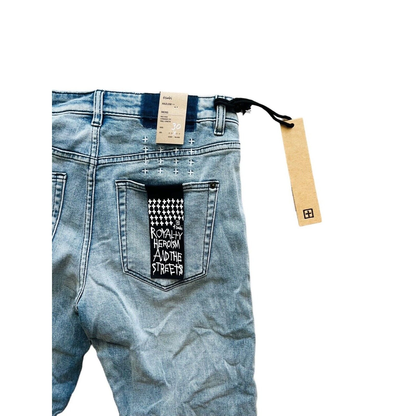 Ksubi Ksubi Jeans Mens Hazlow Straight Fit Blue Size 30/32 Size US 30 / EU 46 - 5 Thumbnail