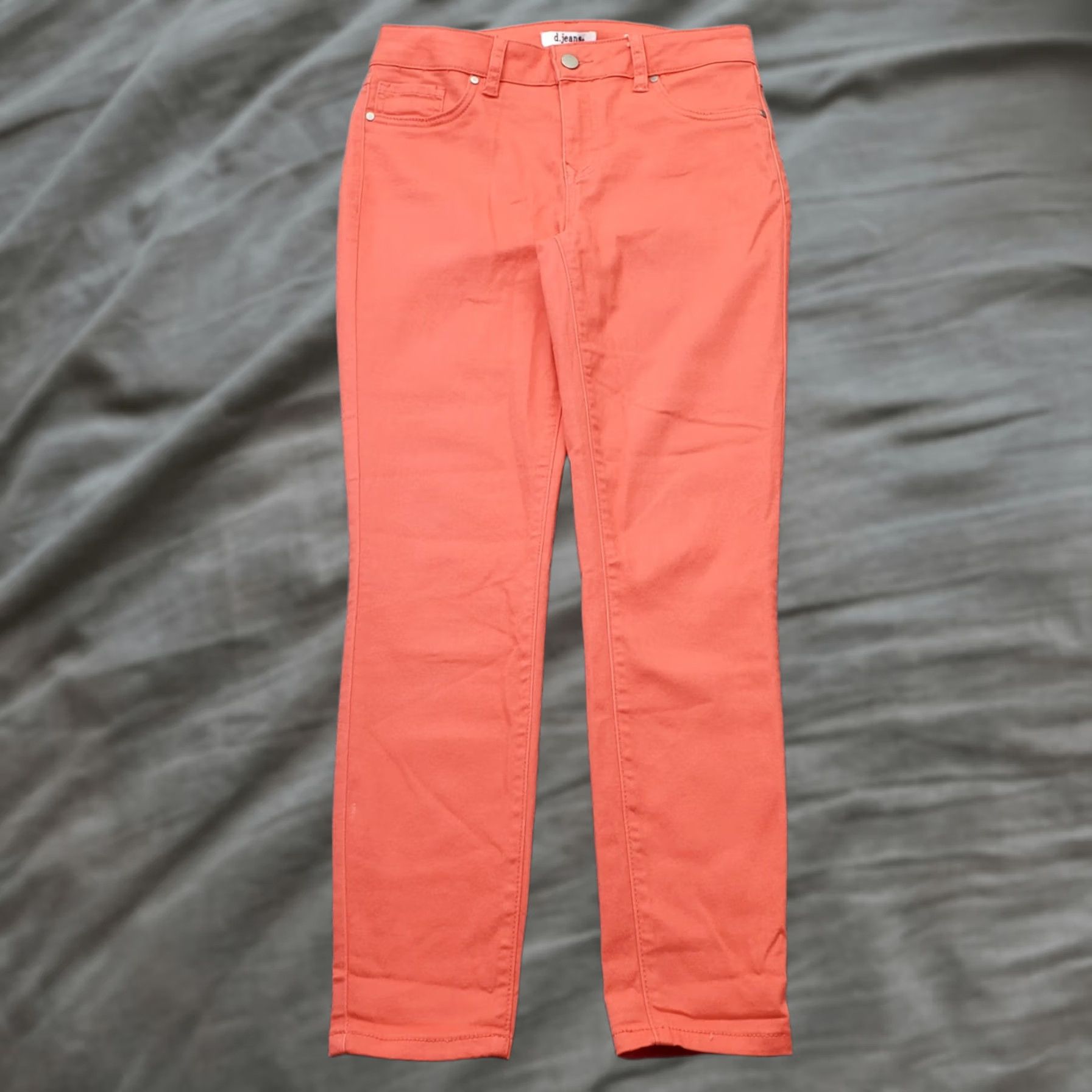 Denime D. Jeans Womens 4 Pink Denim Skinny Leg Stretch Comfortable Fit Streetwear Jeans Size 27" / US 4 / IT 40 - 1 Thumbnail