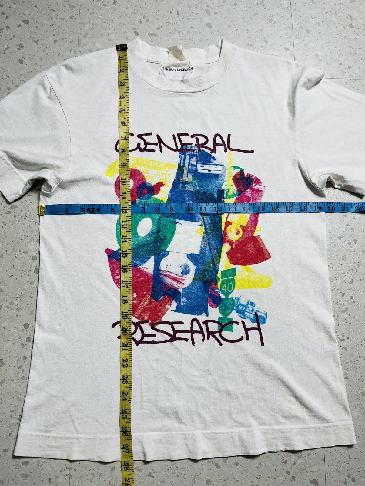 General Research Vintage General research distress t shirt Size US M / EU 48-50 / 2 - 13 Thumbnail