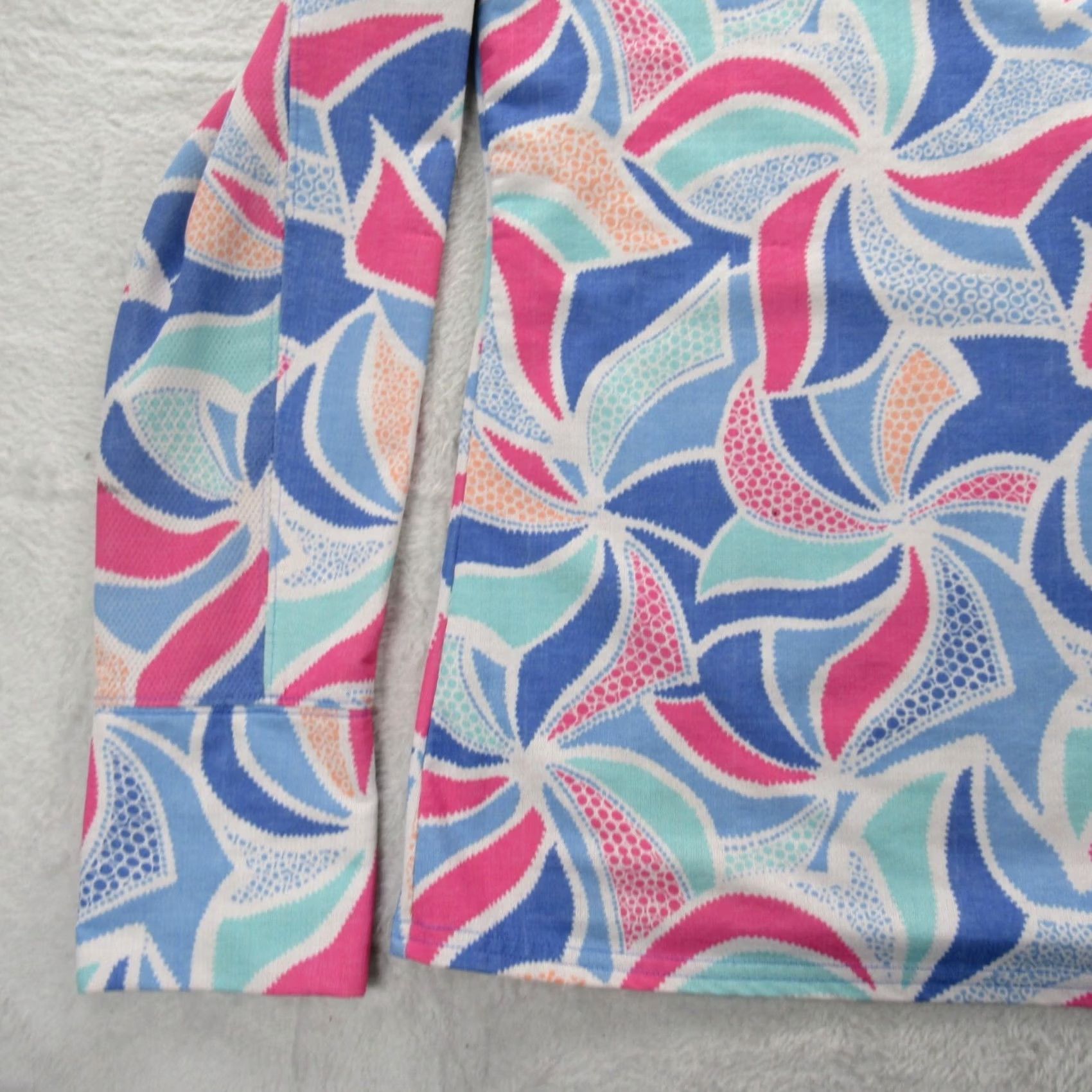 Vineyard Vines Vineyard Vines Performance Jacket Womens L Blue 1/2 Zip Pullover Athleisure, Classic, Fleece, Breathable, Regular Fit, Polyester Jacket Size L / US 10 / IT 46 - 5 Thumbnail