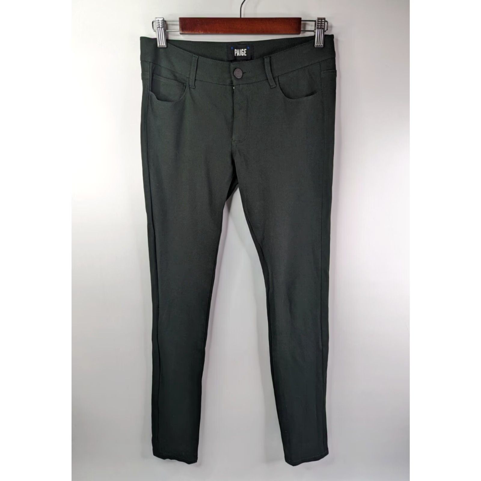 Paige Paige Verdugo Jeans Skinny Jegging Dark Green Womens Size 27 Size 27" / US 4 / IT 40 - 2 Thumbnail