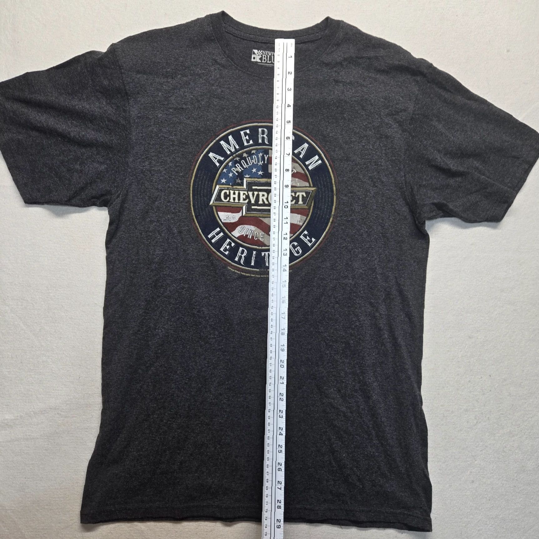 Vintage Chevy Chevrolet Muscle Car T-Shirt Gray Men L Regular Fit Size US L / EU 52-54 / 3 - 6 Thumbnail