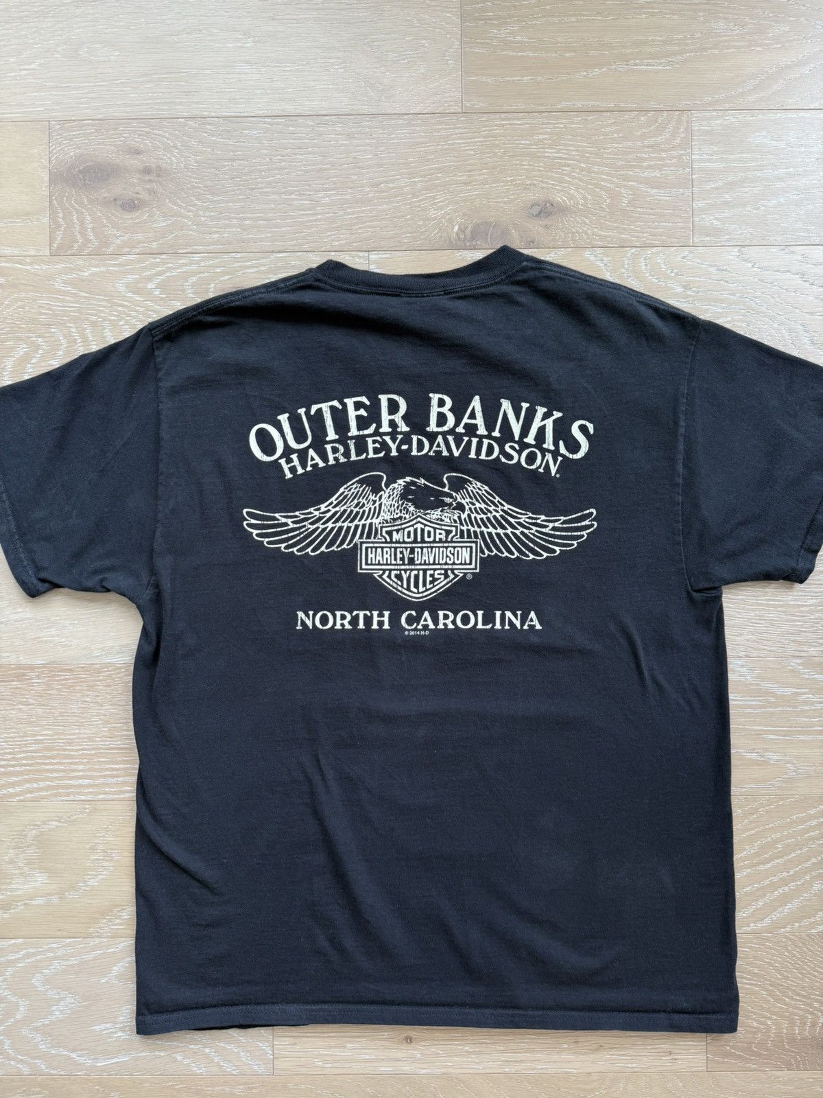 Harley Davidson 2014 Harley Davidson Outer Banks Eagle Wings shirt Size US L / EU 52-54 / 3 - 3 Thumbnail