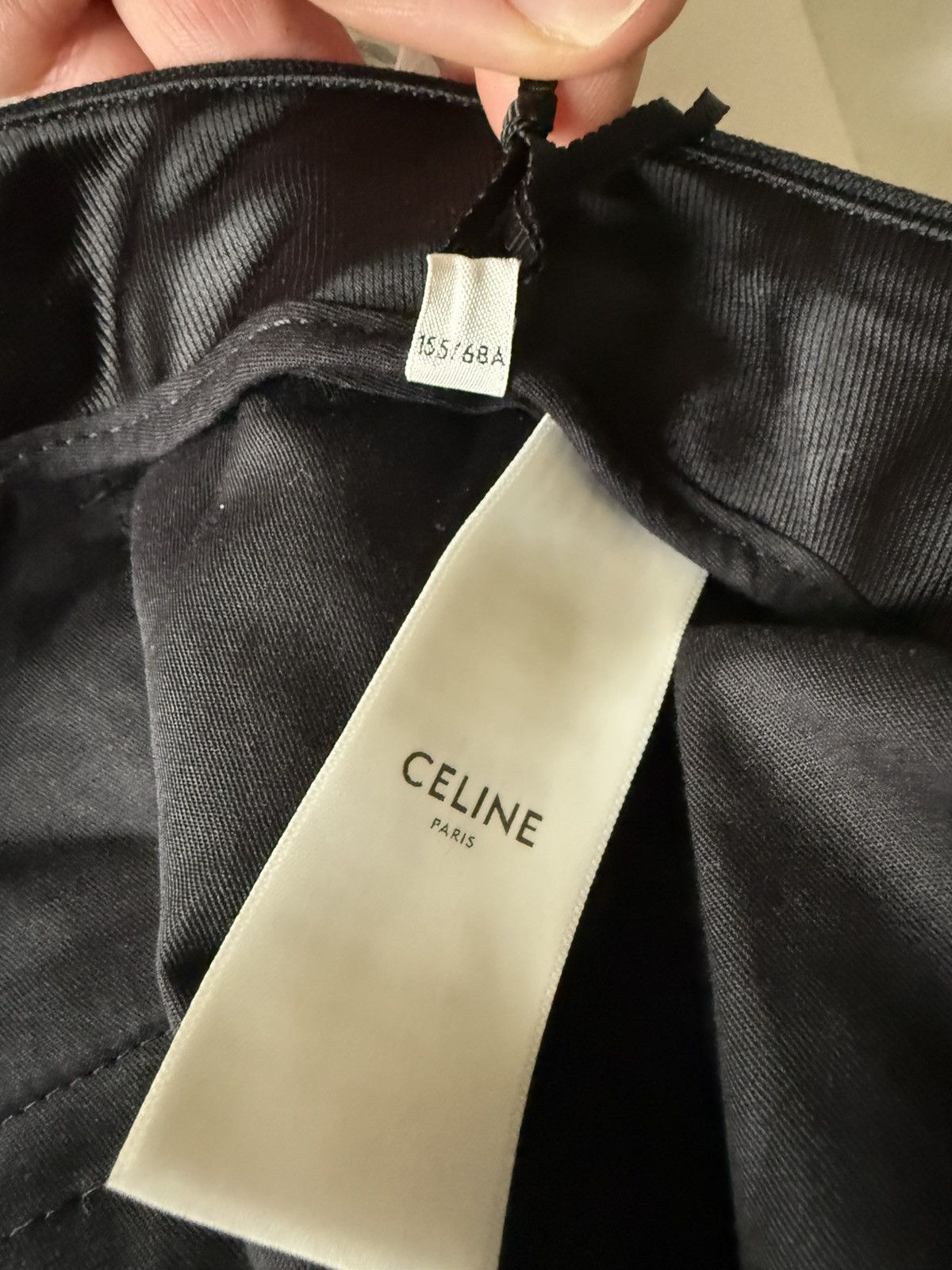 Celine FW19 Celine black 💯% wool trousers pants Hedi Slimane 28 29 Size 25" / US 0 / IT 36 - 15 Thumbnail