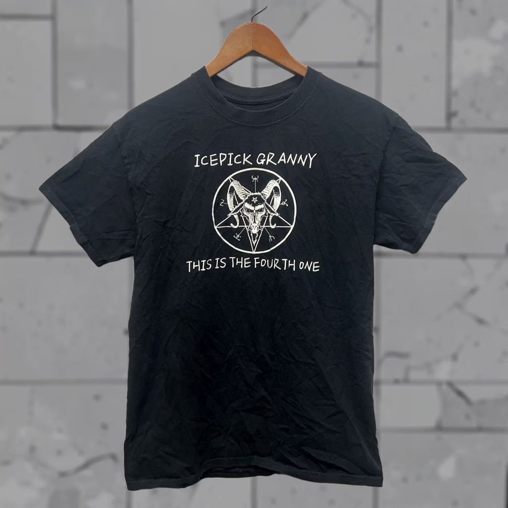 Vintage VINTAGE Ice Pick Granny Black T-Shirt Mens Size S Size US S / EU 44-46 / 1 - 1 Thumbnail