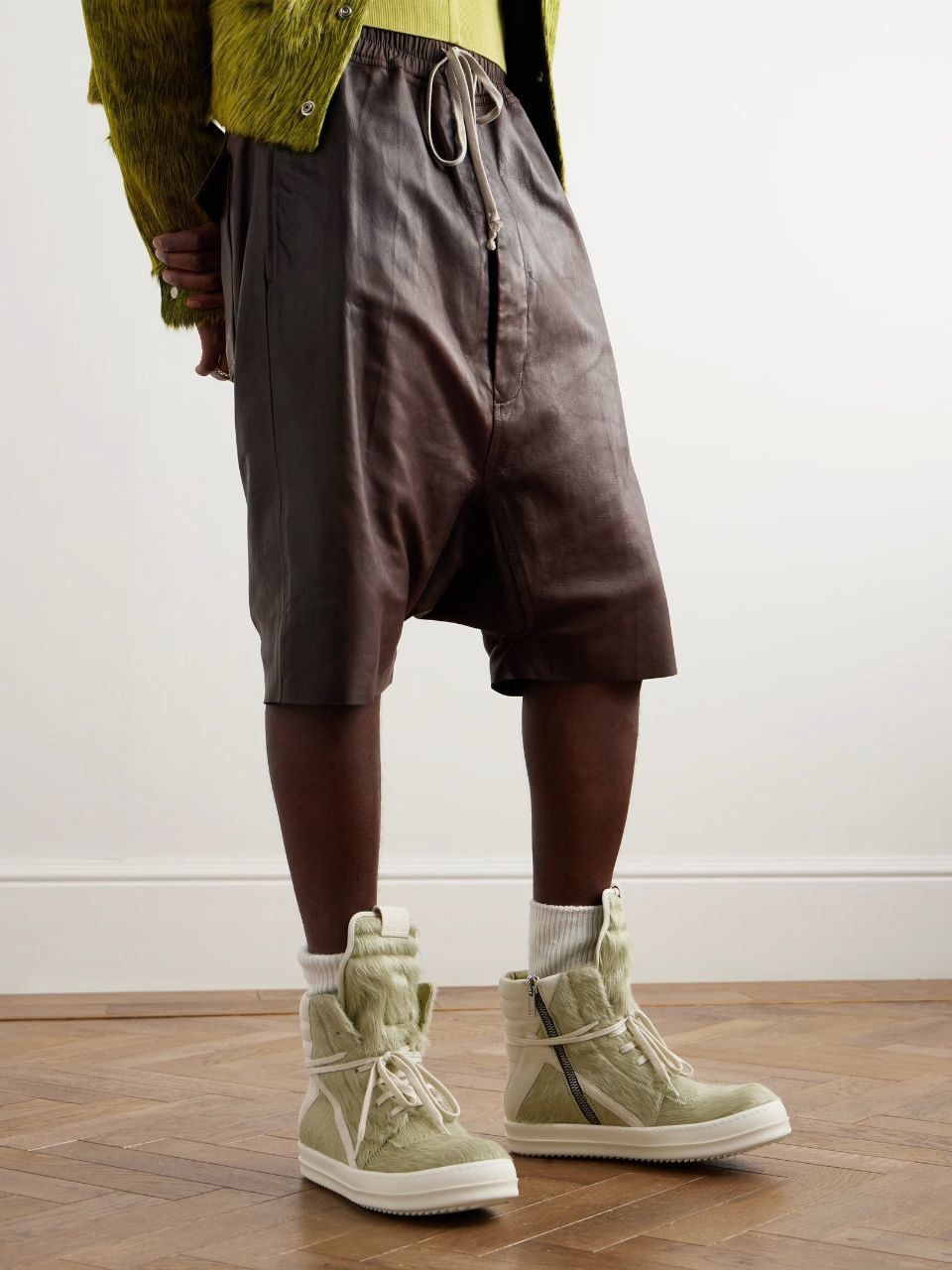 Rick Owens Rick Owens Geobasket Pony Hair Luxor Dirty Acid Size US 11 / EU 44 - 3 Thumbnail
