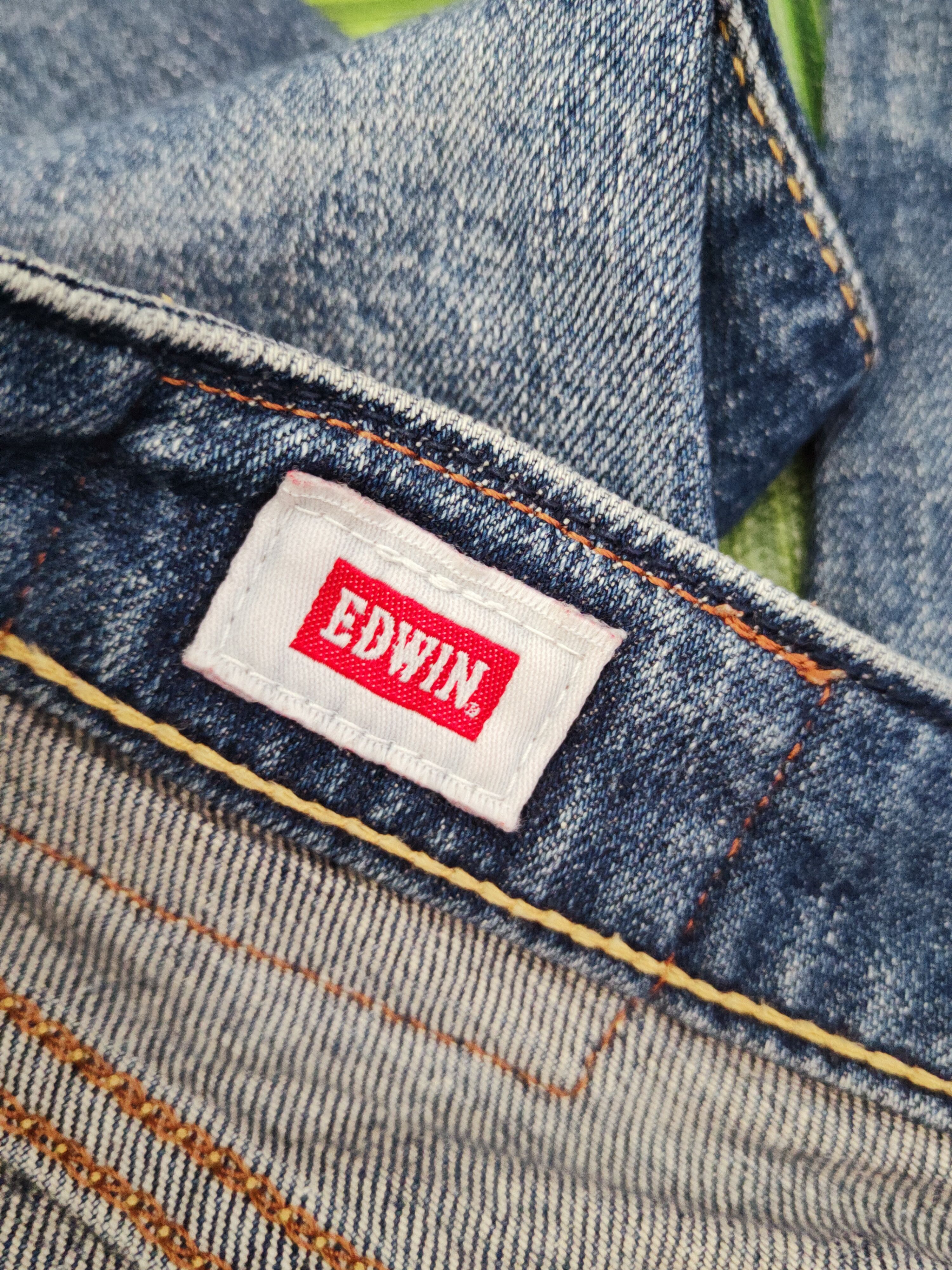 Edwin Edwin Blue Distressed Ripped Jeans #S2680 Size US 31 - 17 Thumbnail