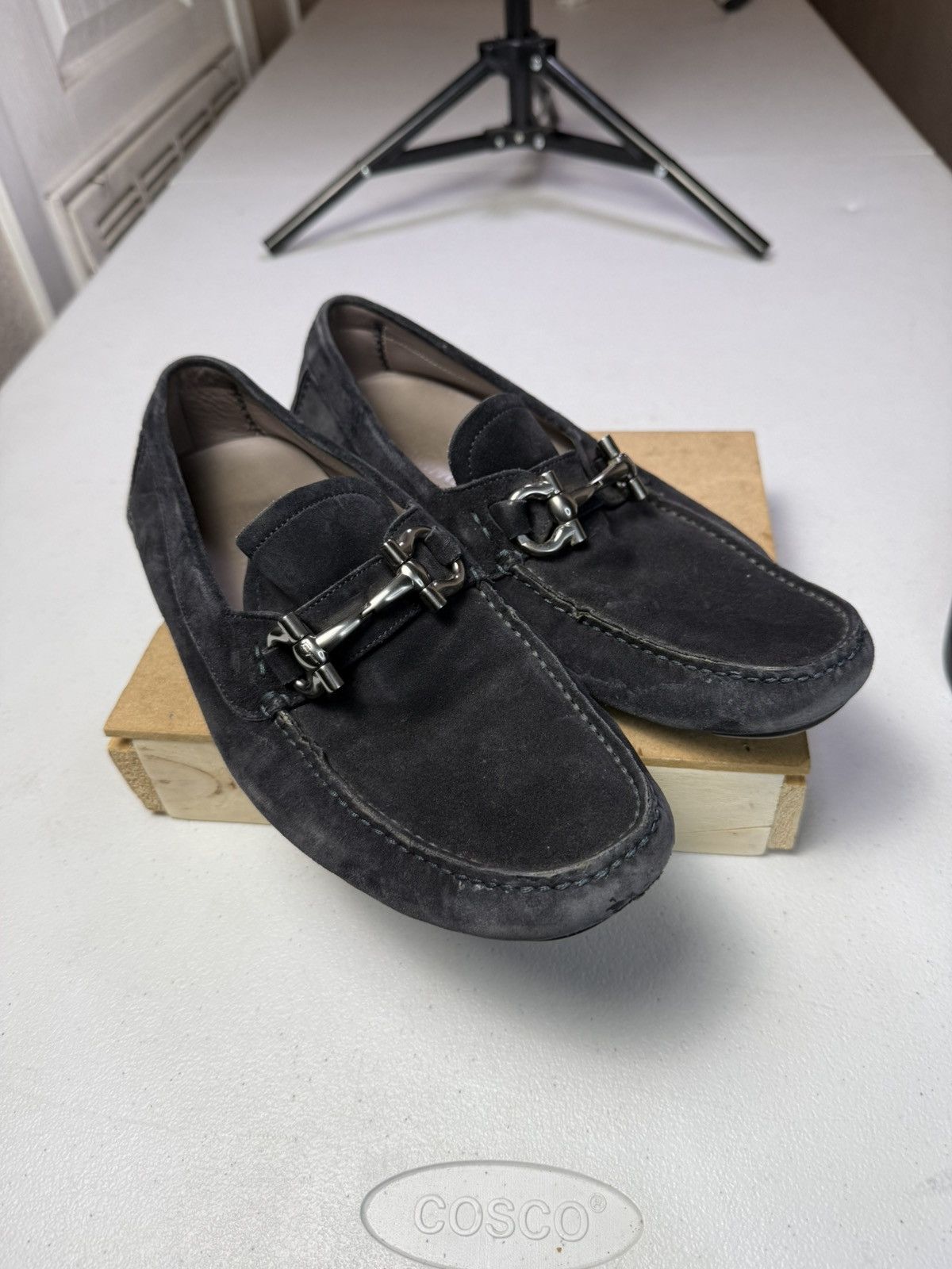 Salvatore Ferragamo Salvatore Ferragamo Parigi Gancini Driving Loafers Size 7 Size US 7 / EU 40 - 15 Thumbnail