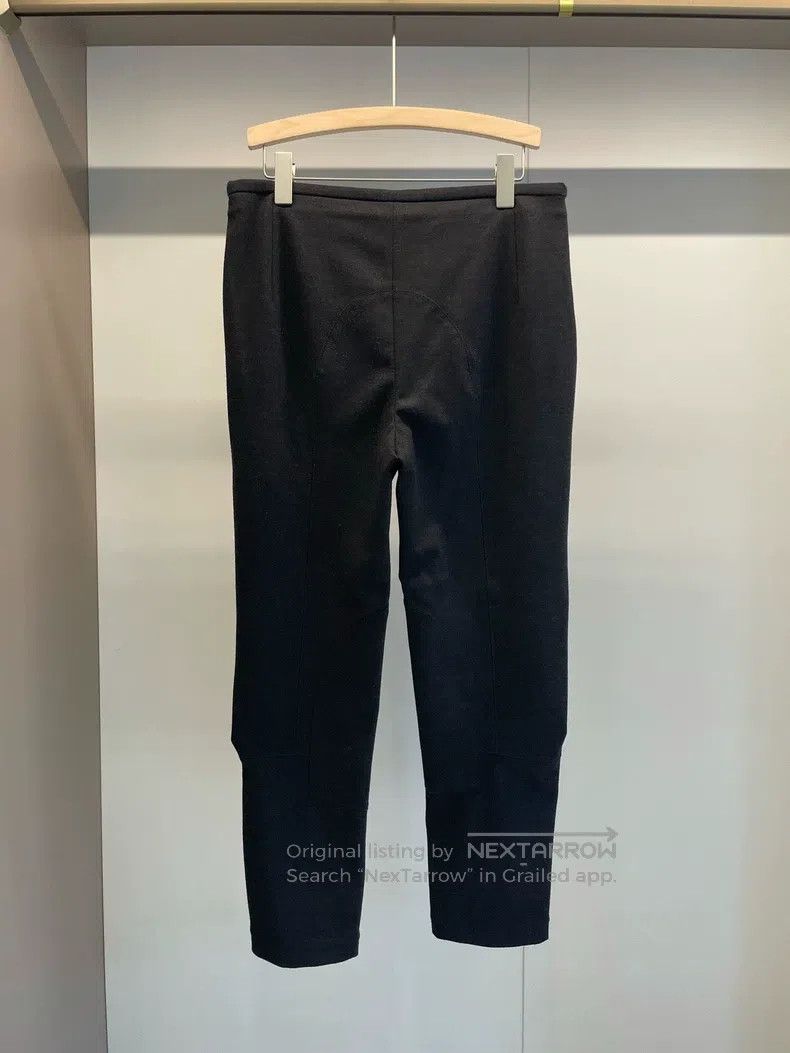 Brunello Cucinelli Brunello Cucinelli Black Gray Beaded Wool Casual Trousers Size 27" / US 4 / IT 40 - 2 Thumbnail