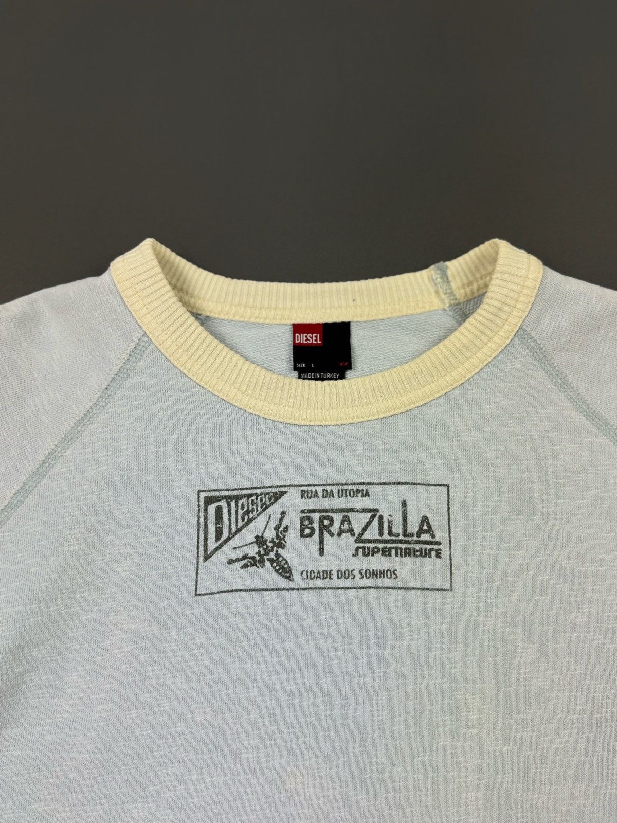 Diesel × Vintage Y2K Vintage Diesel Brazilla SuperNature Scorpions Sweatshirt Size L / US 10 / IT 46 - 9 Thumbnail
