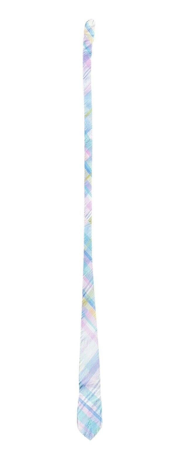 Polo Ralph Lauren Vintage Polo Ralph Lauren Striped Plaid Hand Made Tie Size ONE SIZE - 2 Thumbnail