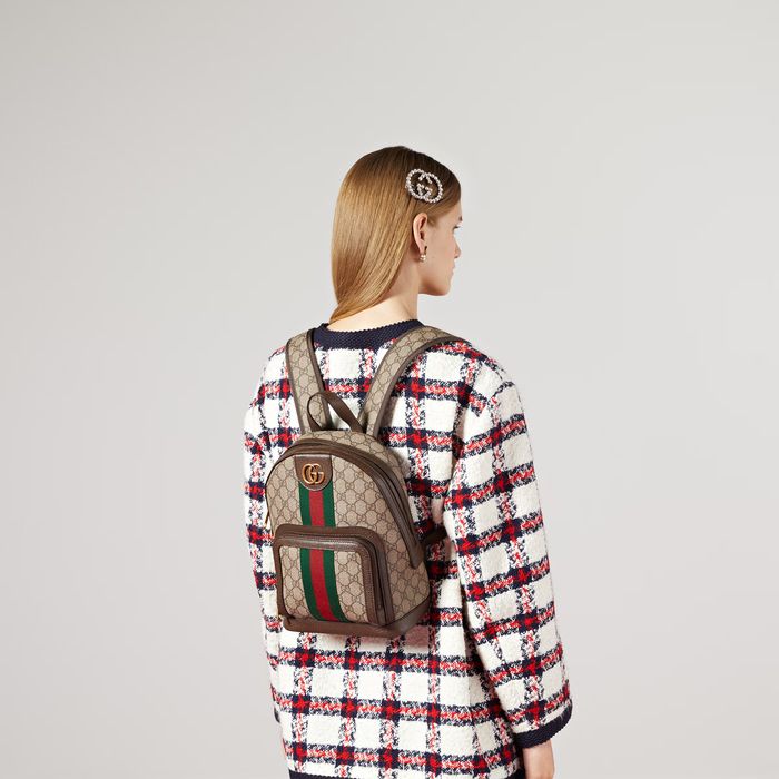 Gucci GUCCI BACKPACK LEATHER SUPREME MONOGRAM ‎547965 9U8BT 8994 | Grailed