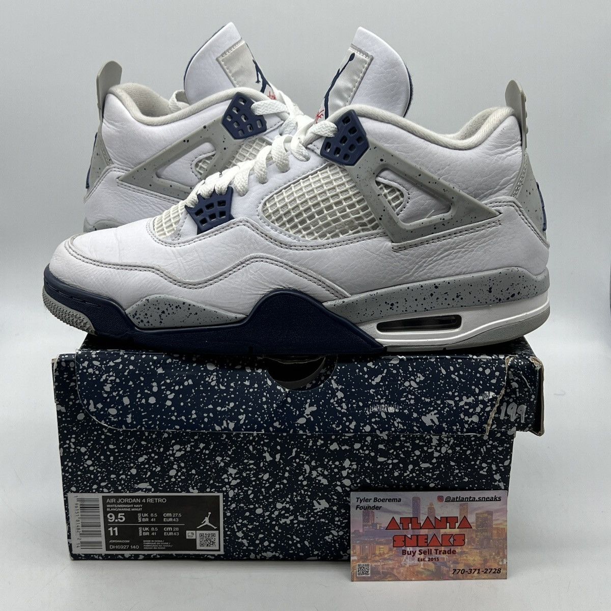 Air Jordan 4 Midnight Navy